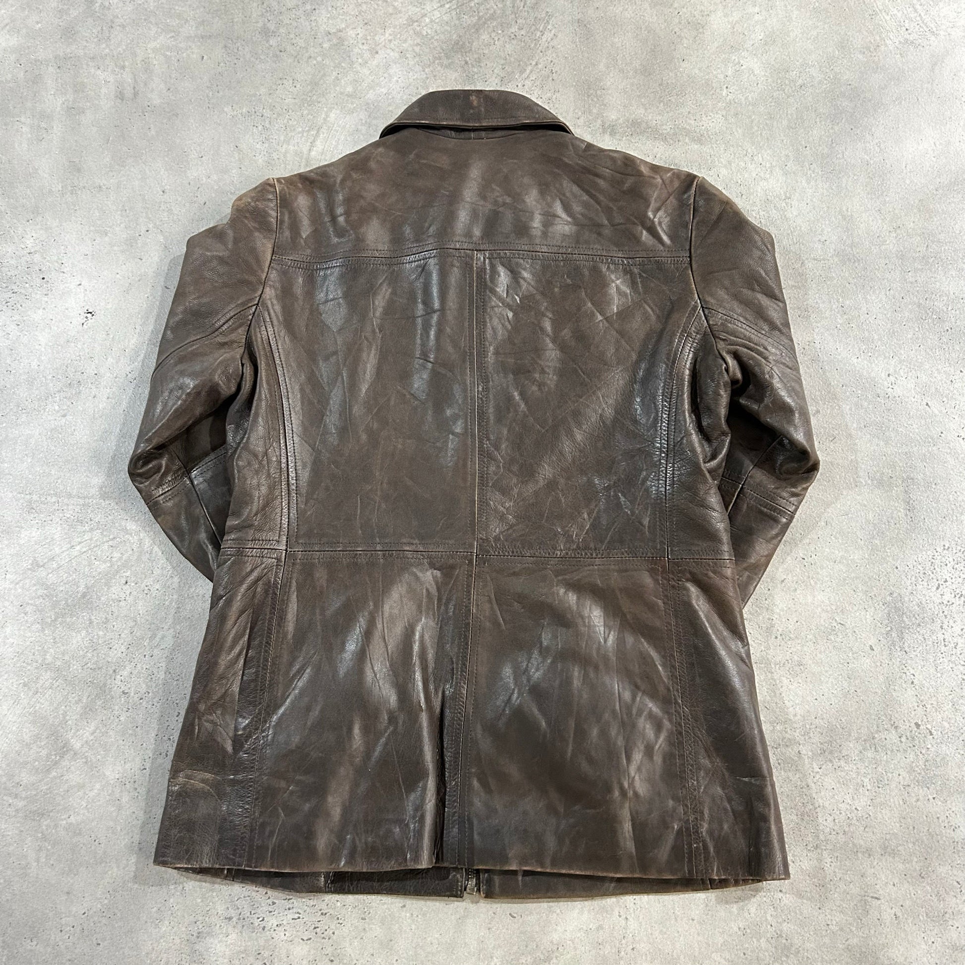 Vintage Redskins Mid-Length Leather Jackets
