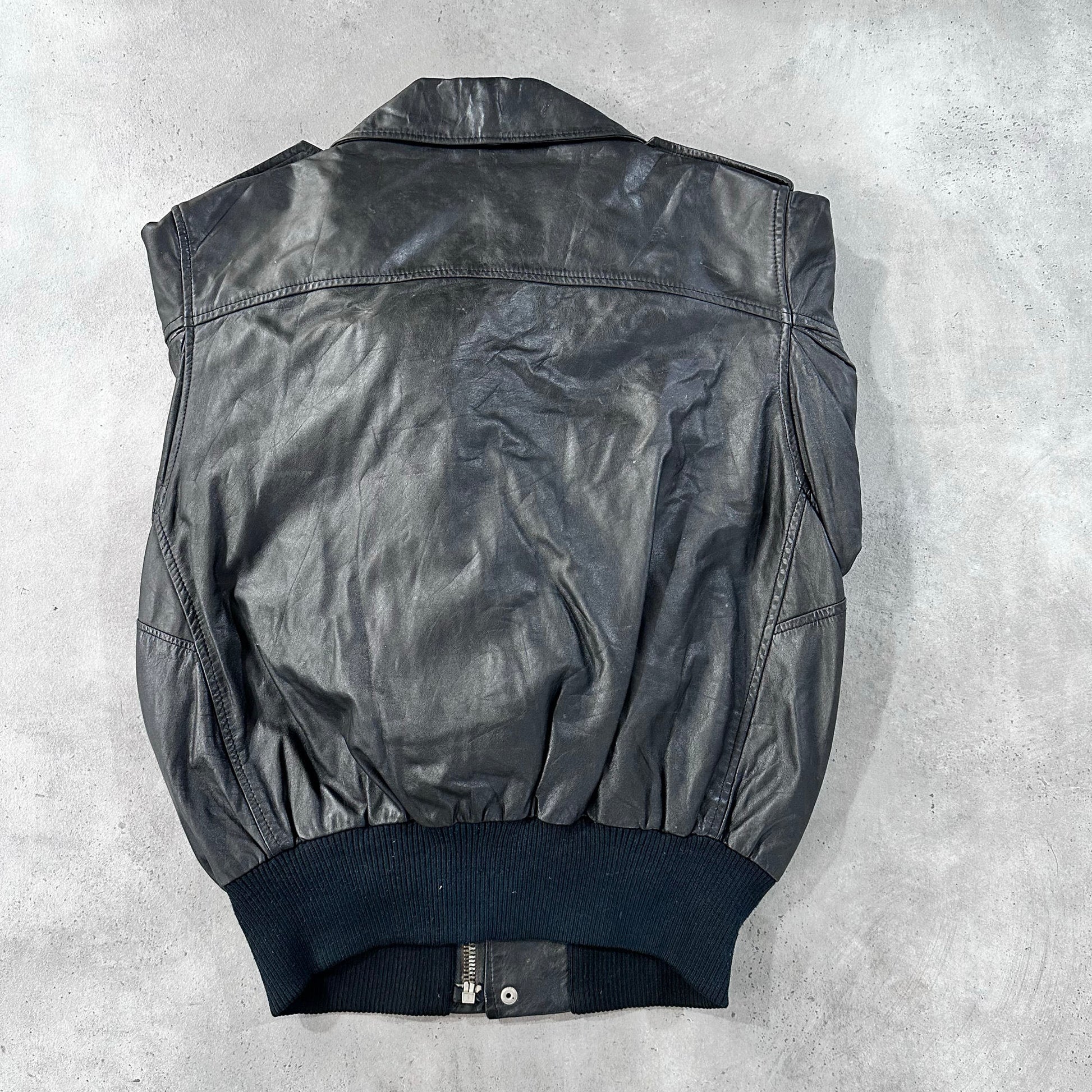 Vintage 70s-90s Germany Military Flight Leather Jackets