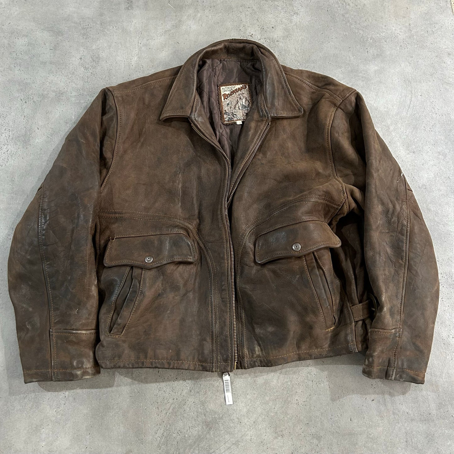 Vintage 70s-90s Military Flight Leather Jackets