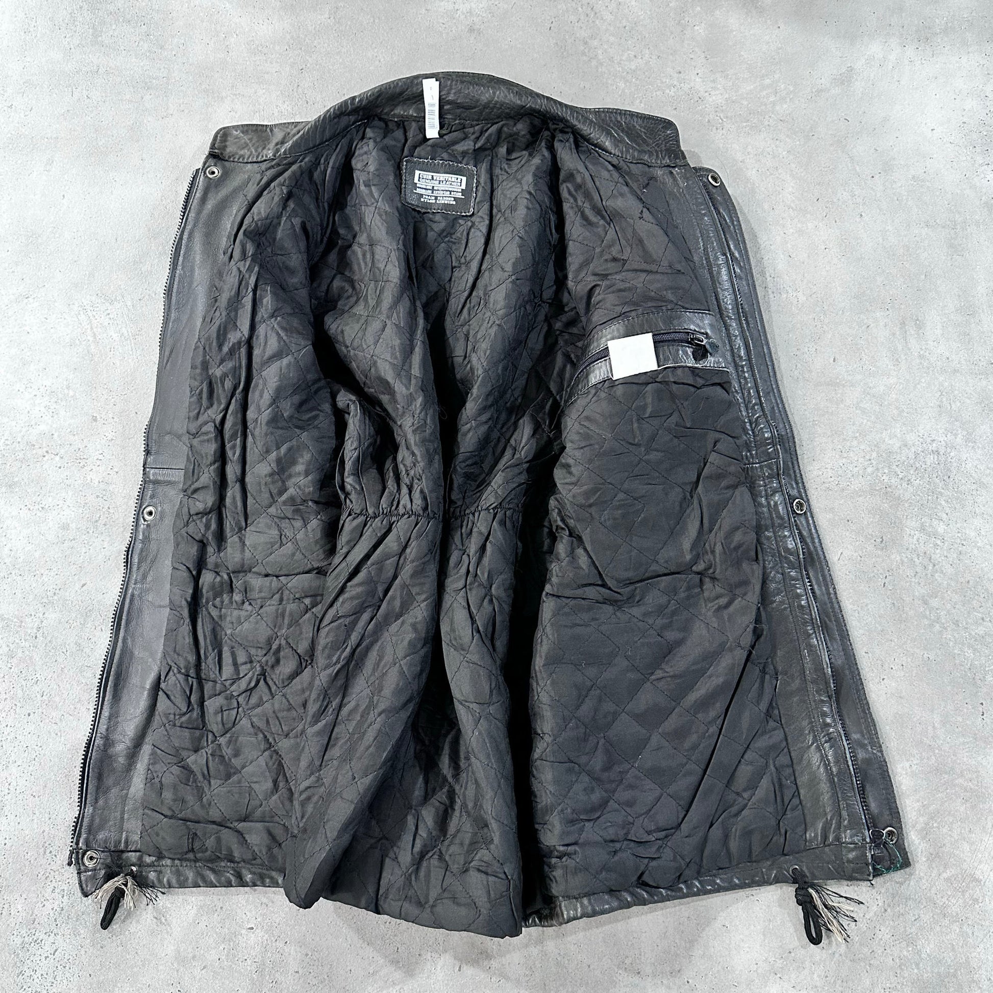 Vintage 70s-90s France Mid-Length Leather Jackets