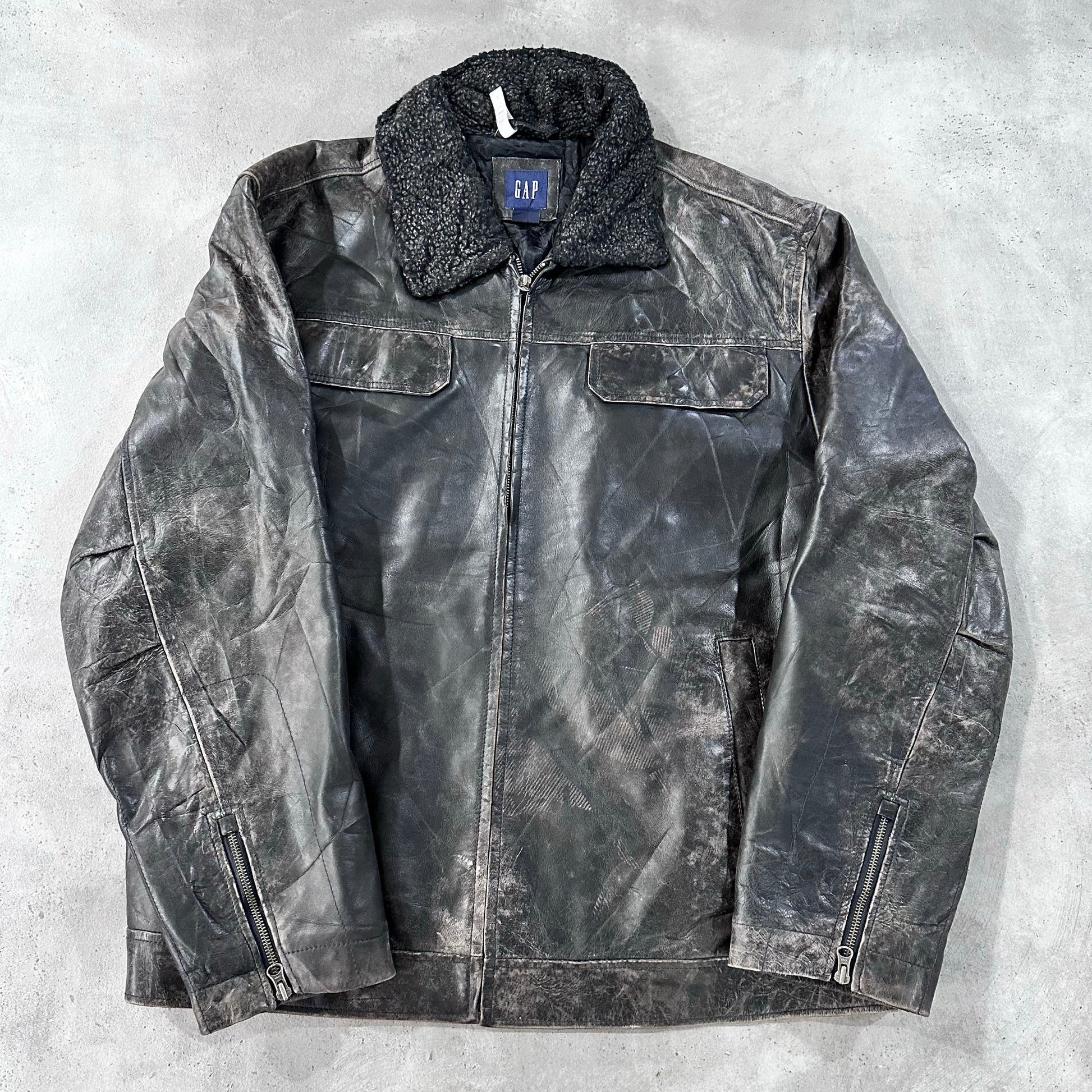 Vintage Gap Retro Leather Jackets