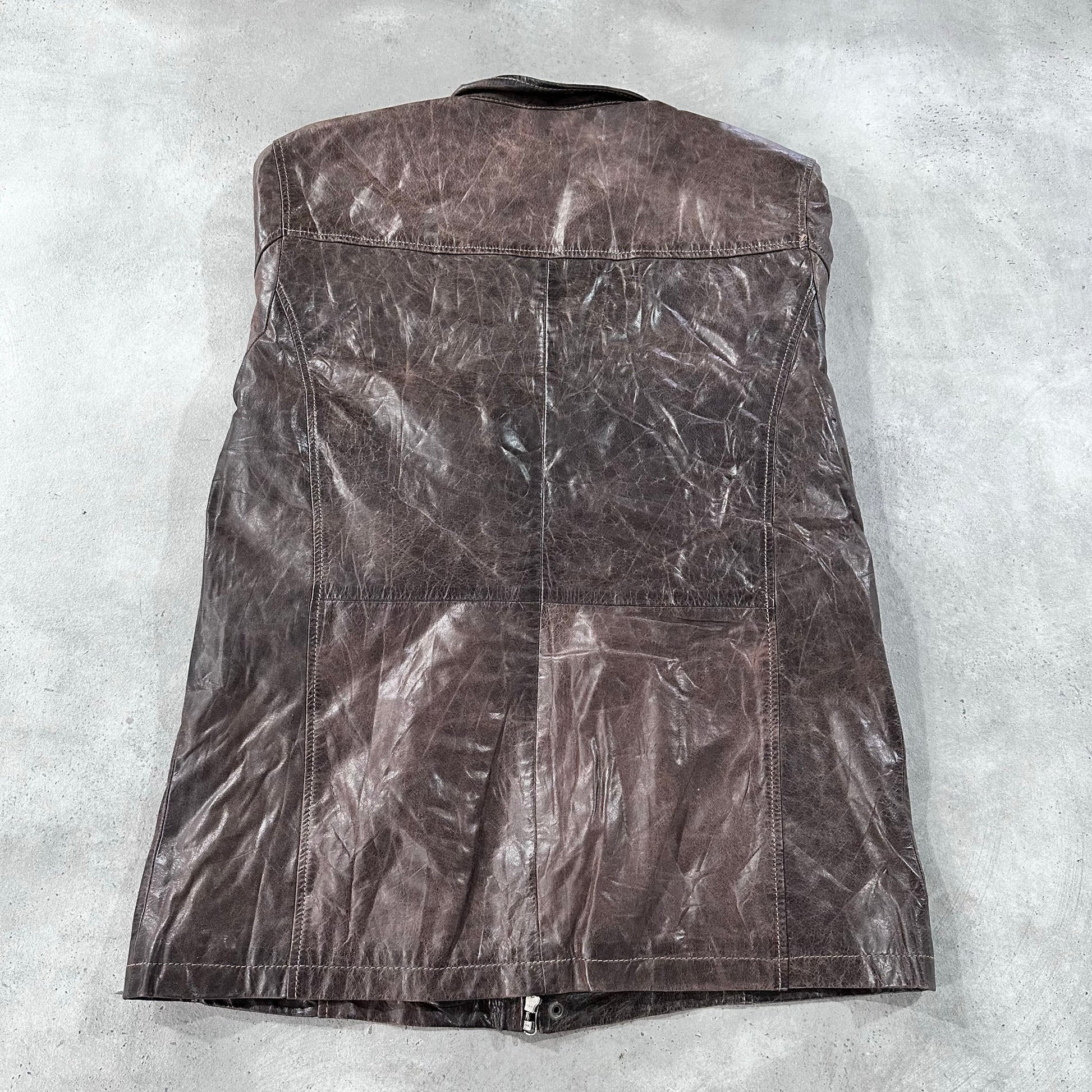 Vintage Mid-Length Leather Jackets