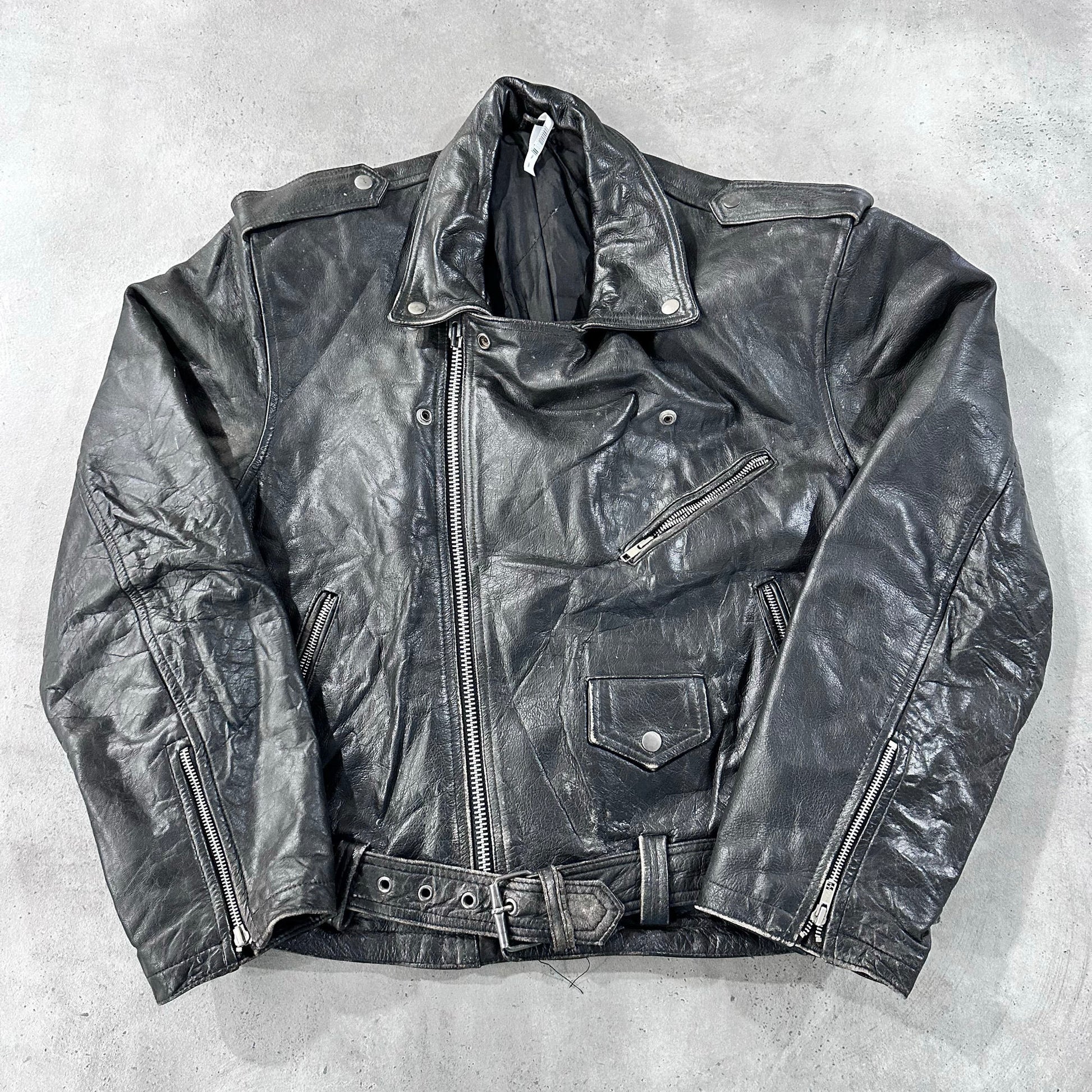 Vintage 70s-90s Double Rider Leather Jackets
