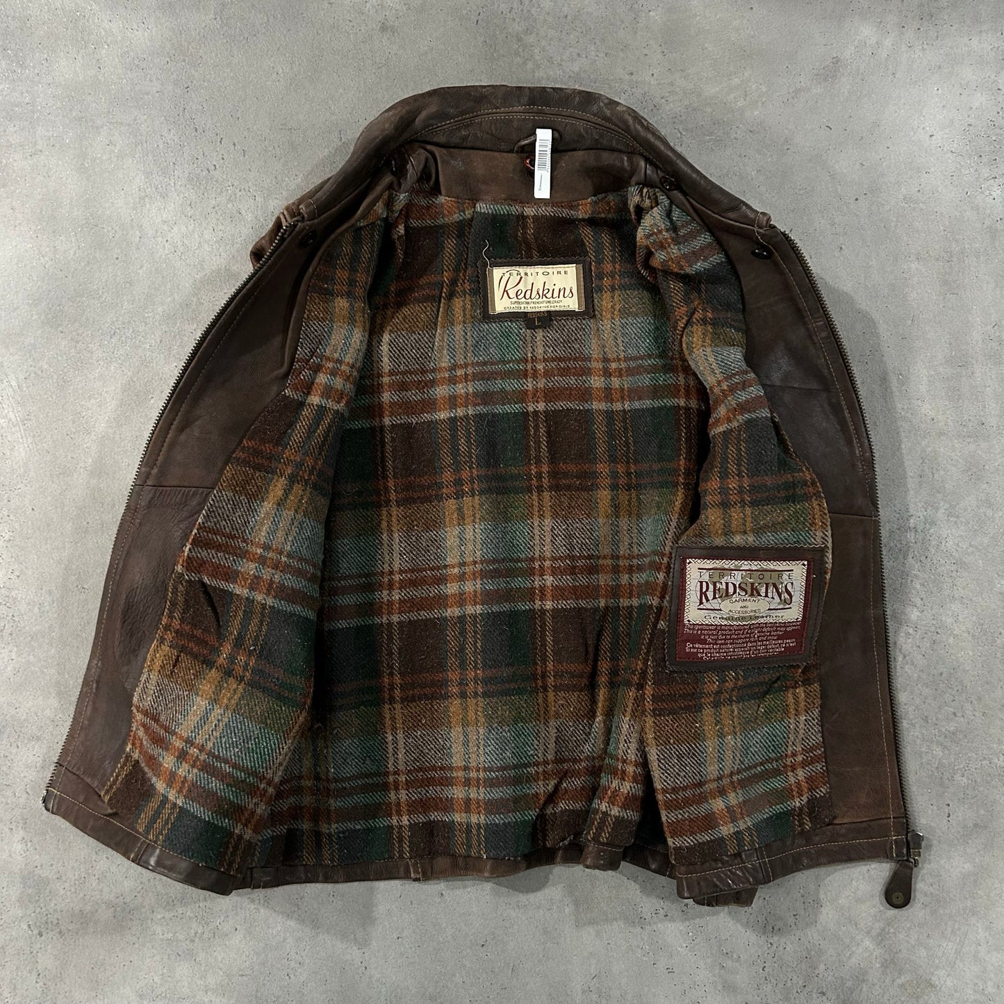 Vintage 70s-90s France Redskins Retro Leather Jackets