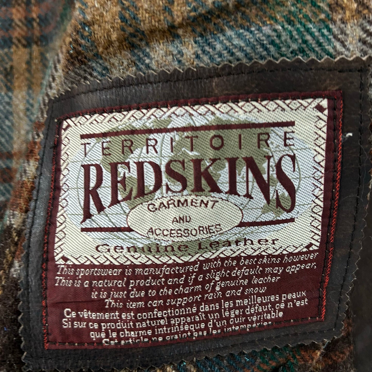 Vintage 70s-90s France Redskins Retro Leather Jackets