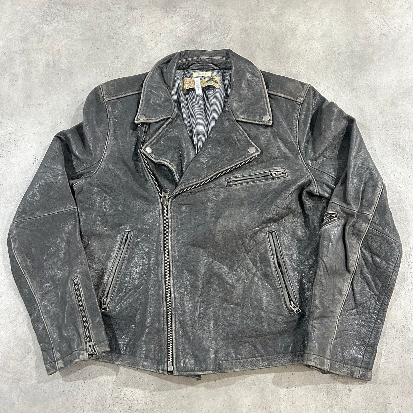 Vintage Retro Double Rider Leather Jackets