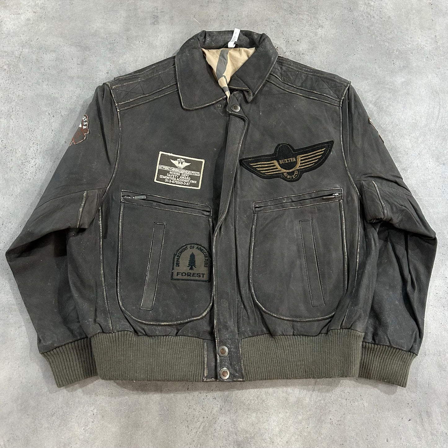 Vintage Military Flight Leather Jackets