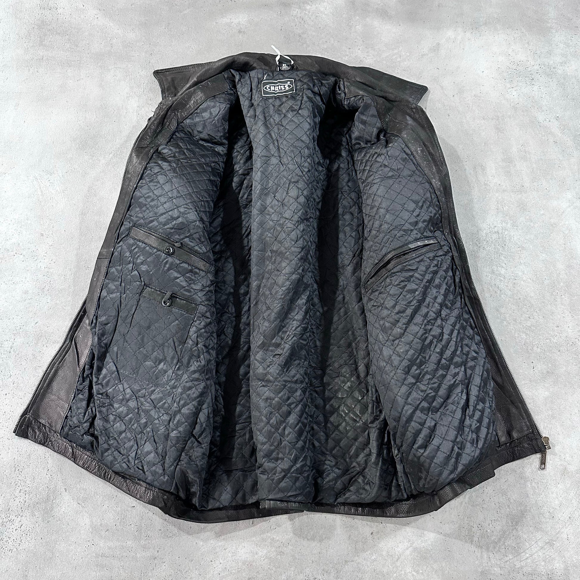 Vintage Retro Mid-Length Leather Jackets