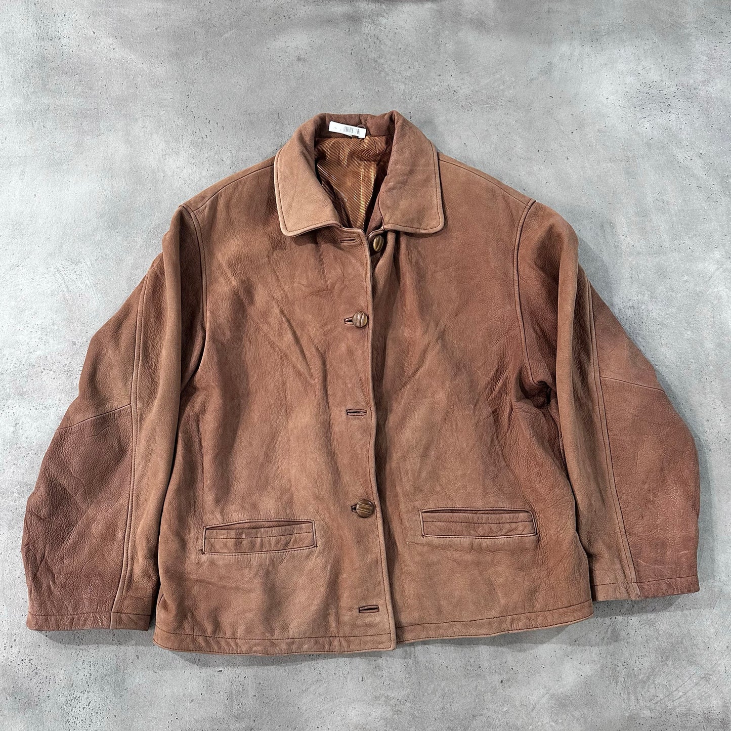 Vintage Retro Mid-Length Leather Jackets