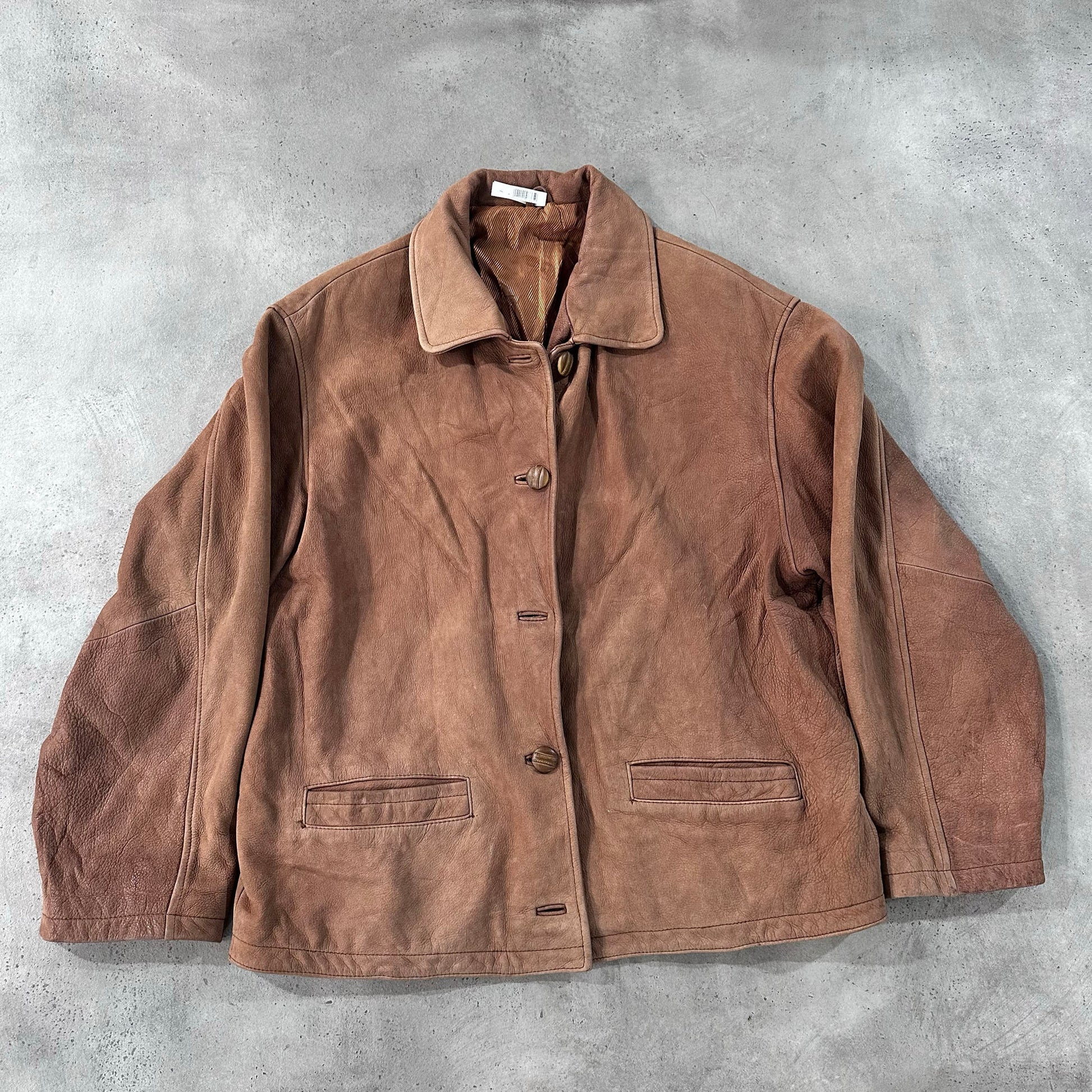 Vintage Retro Mid-Length Leather Jackets