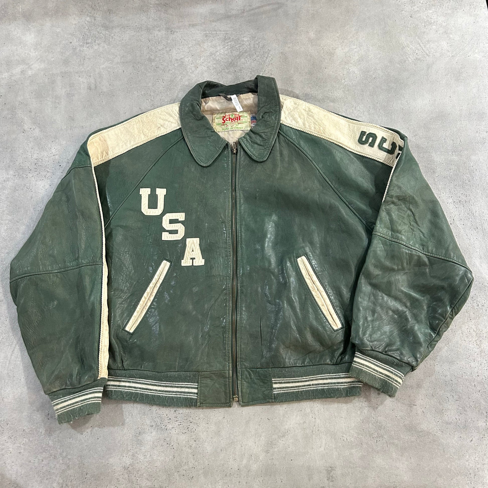 Vintage 70s-90s USA Schott Retro Leather Jackets