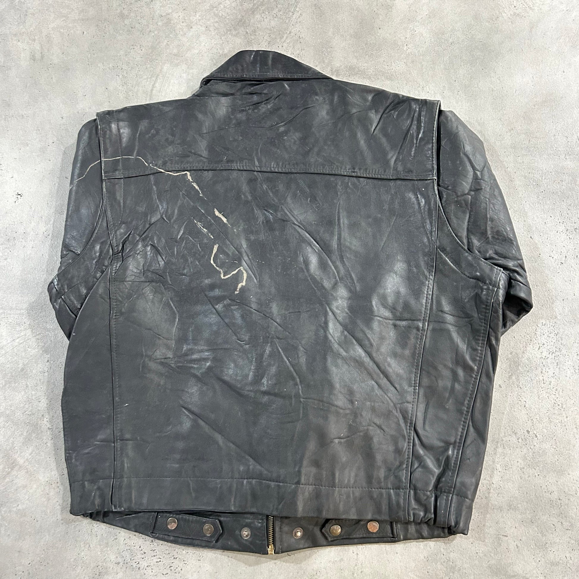 Vintage 70s-90s France Military Flight Leather Jackets