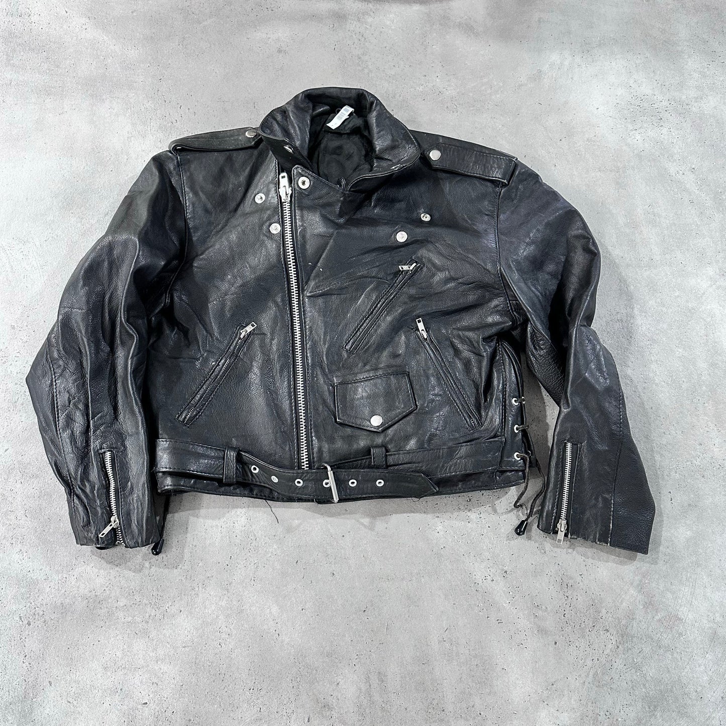Vintage Retro Double Rider Leather Jackets