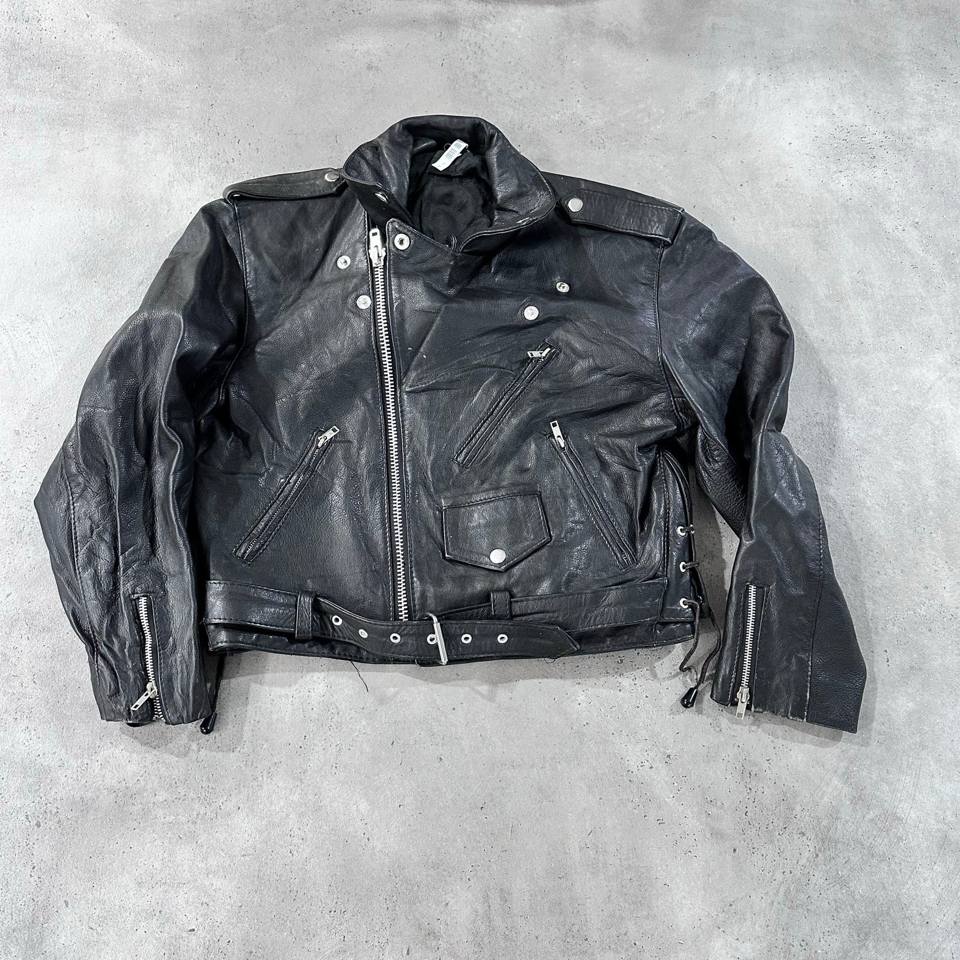 Vintage Retro Double Rider Leather Jackets