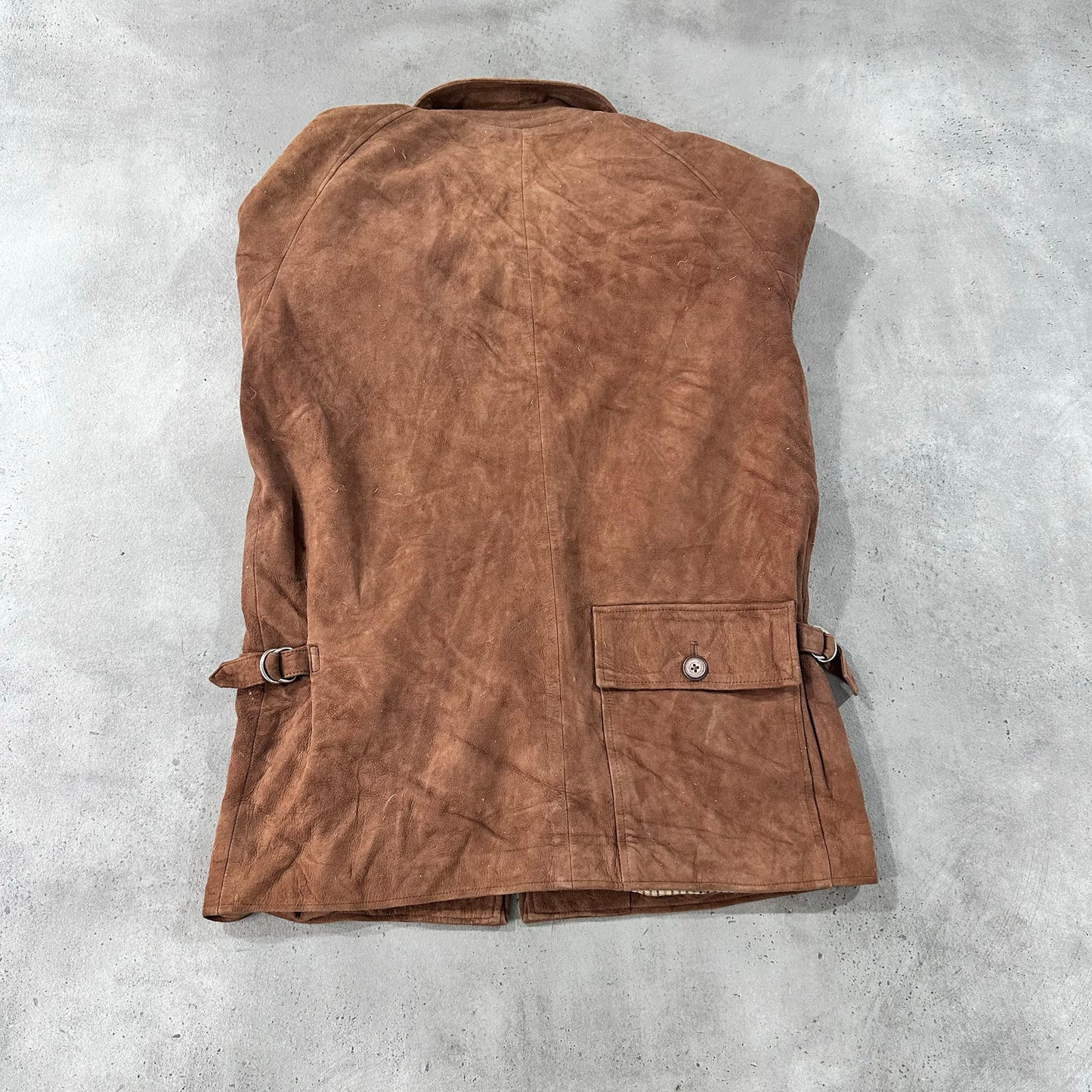 Vintage Retro Mid-Length Leather Jackets