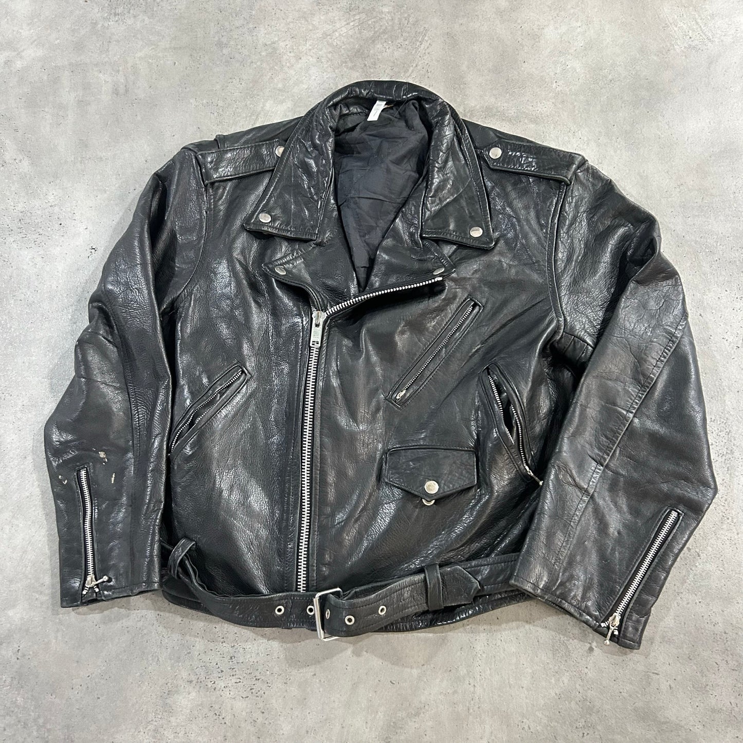 Vintage Retro Double Rider Leather Jackets