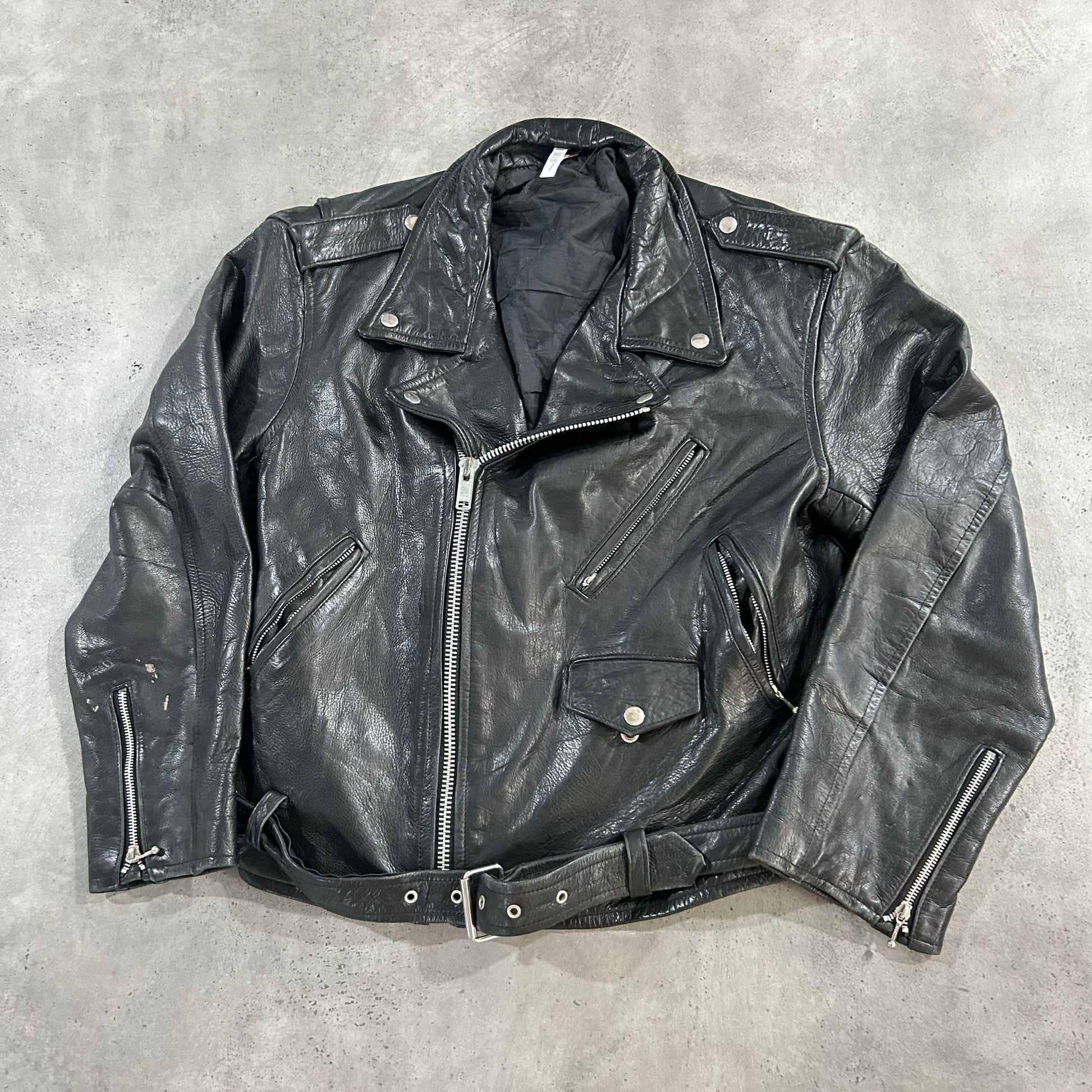 Vintage Retro Double Rider Leather Jackets