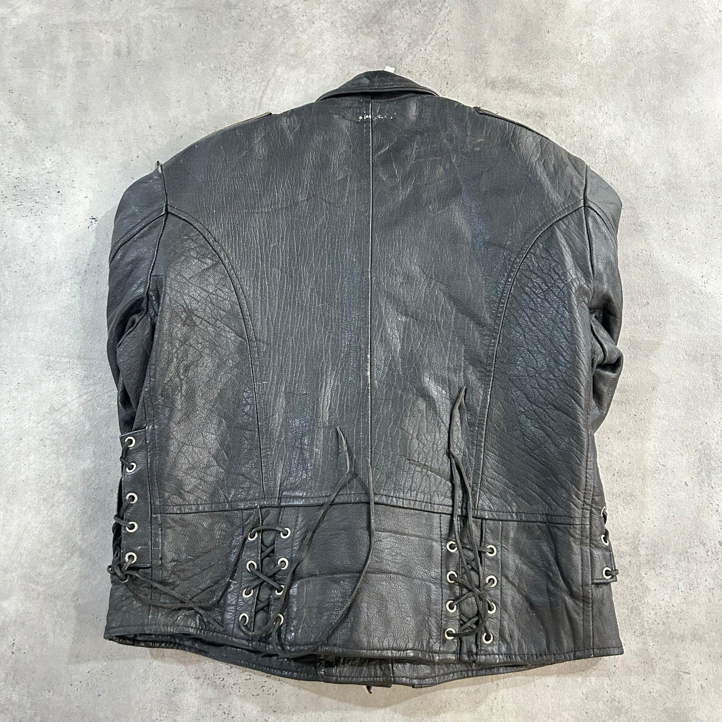 Vintage 70s-90s Retro Double Rider Leather Jackets