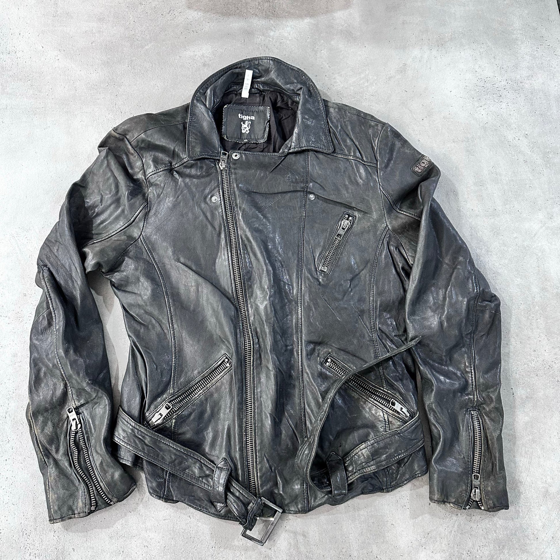 Vintage Retro Double Rider Leather Jackets