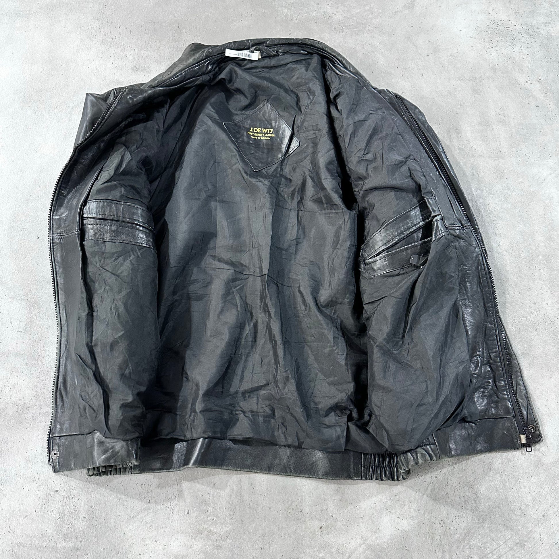 Vintage 70s-90s Belgium Retro Leather Jackets