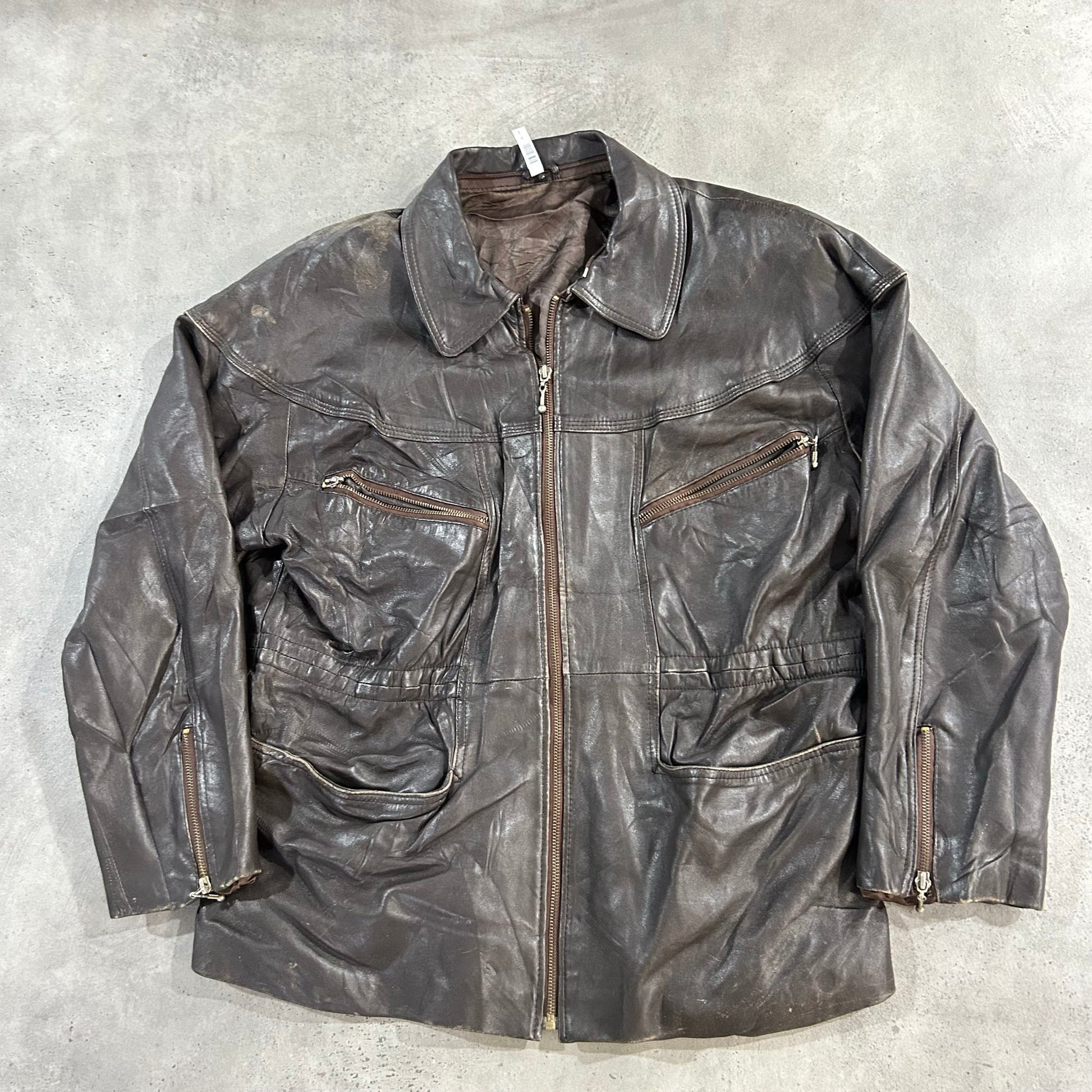 Vintage 70s-90s France Retro Leather Jackets