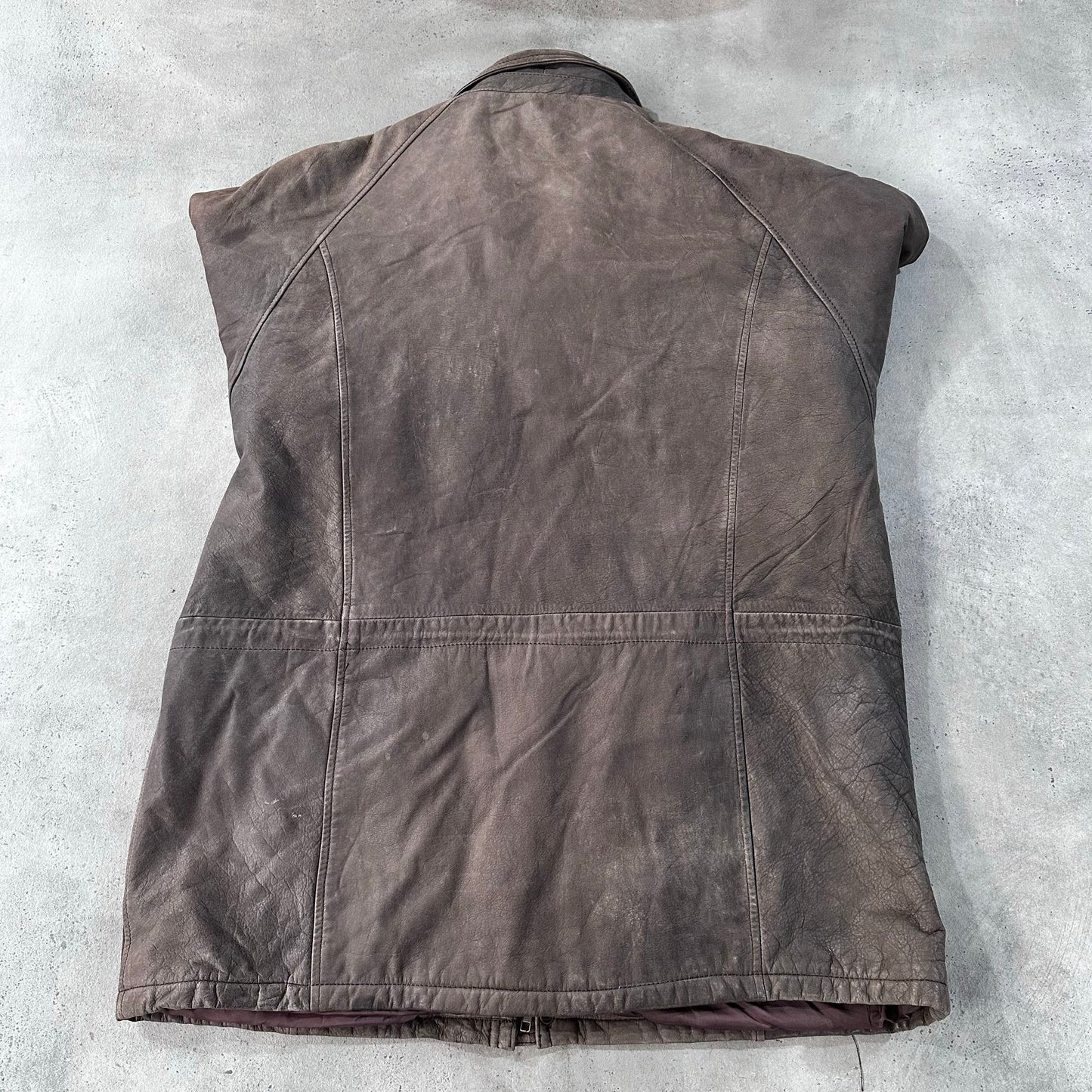 Vintage 70s-90s Germany Retro Mid-Length Leather Jackets