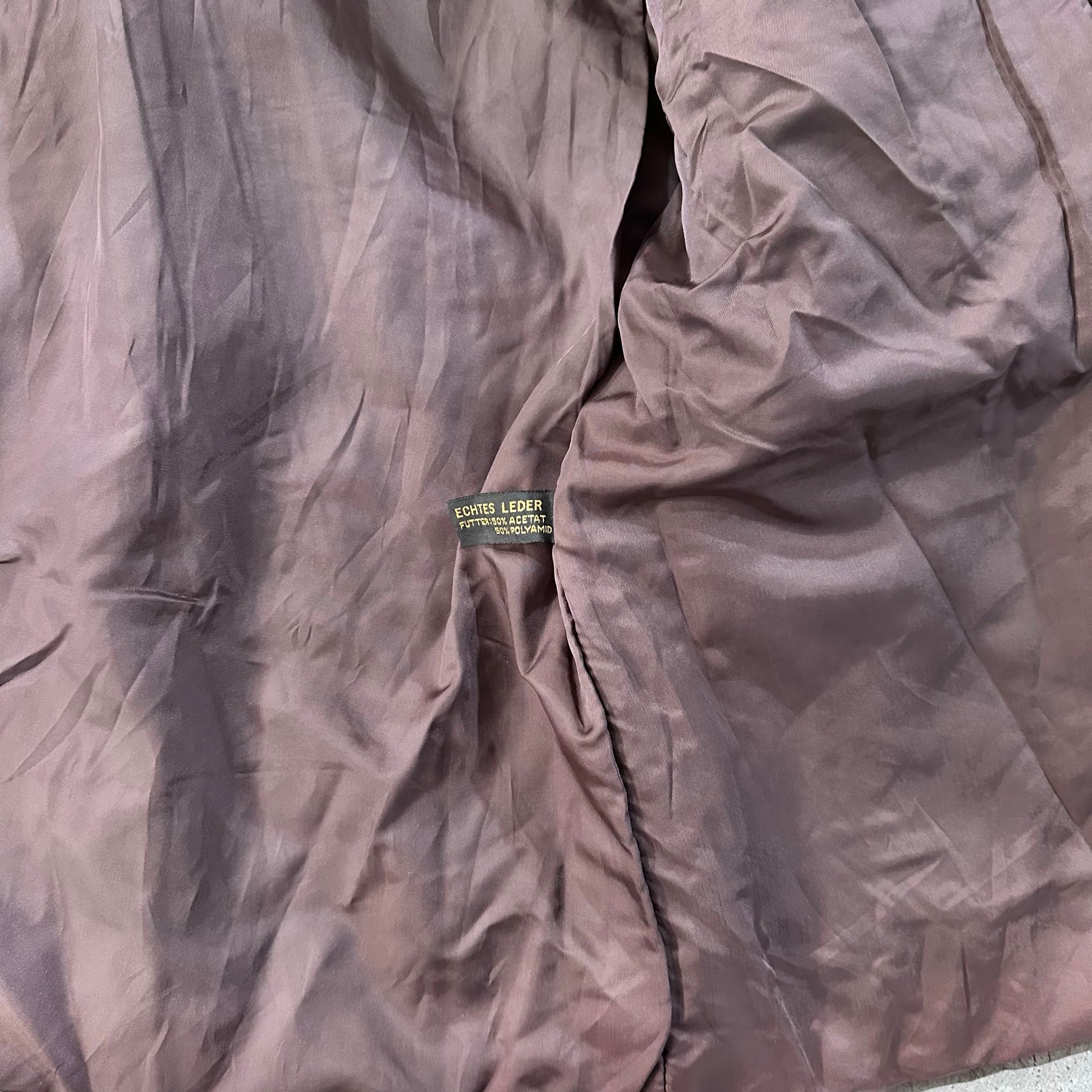 Vintage 70s-90s Germany Retro Mid-Length Leather Jackets