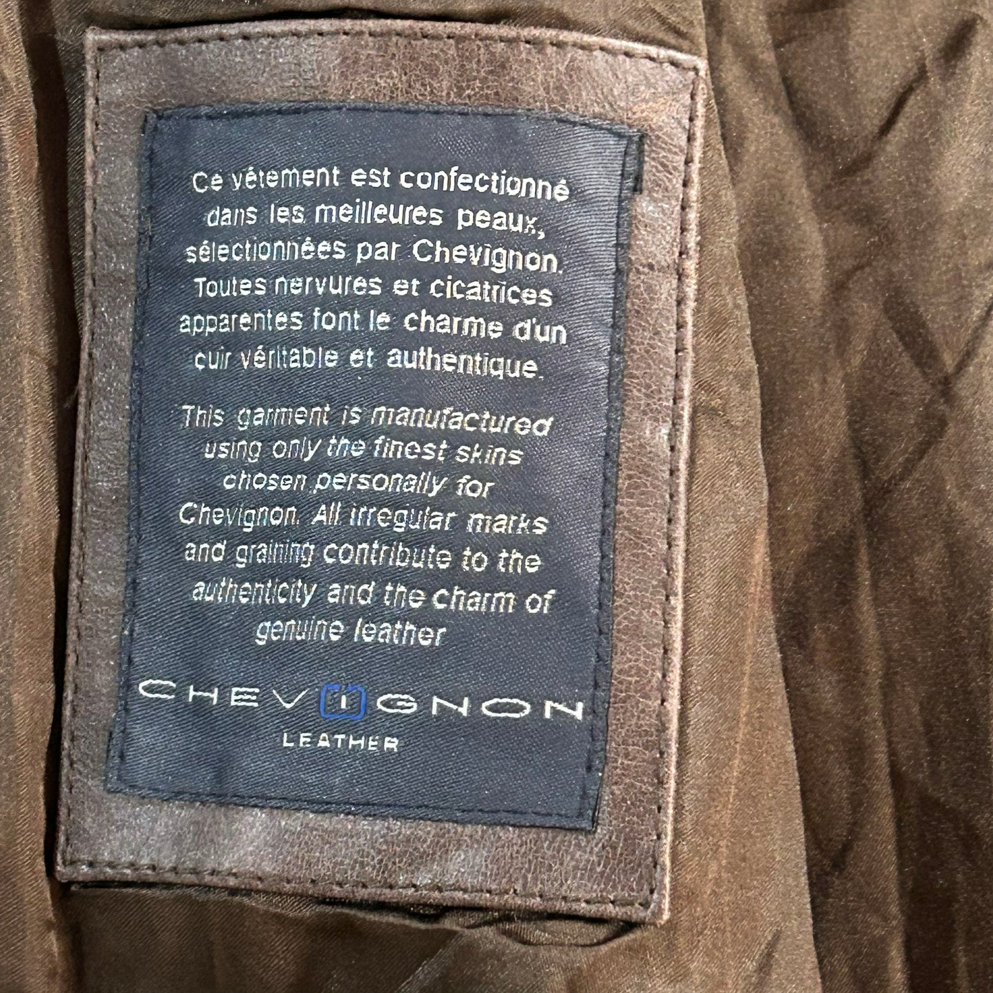 Vintage Chevignon Retro Leather Jackets