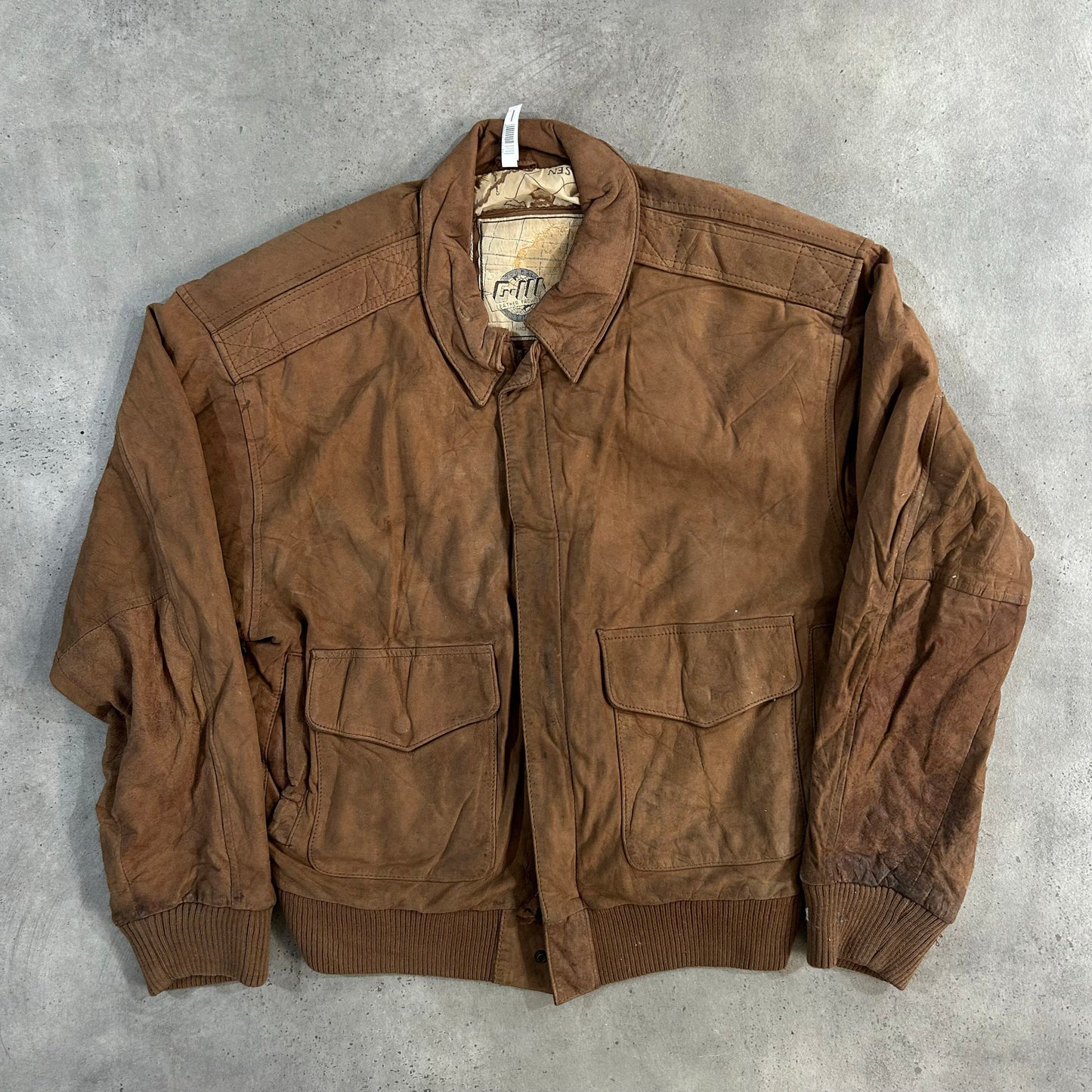 Vintage 70s-90s South Korea Retro Flight Leather Jackets