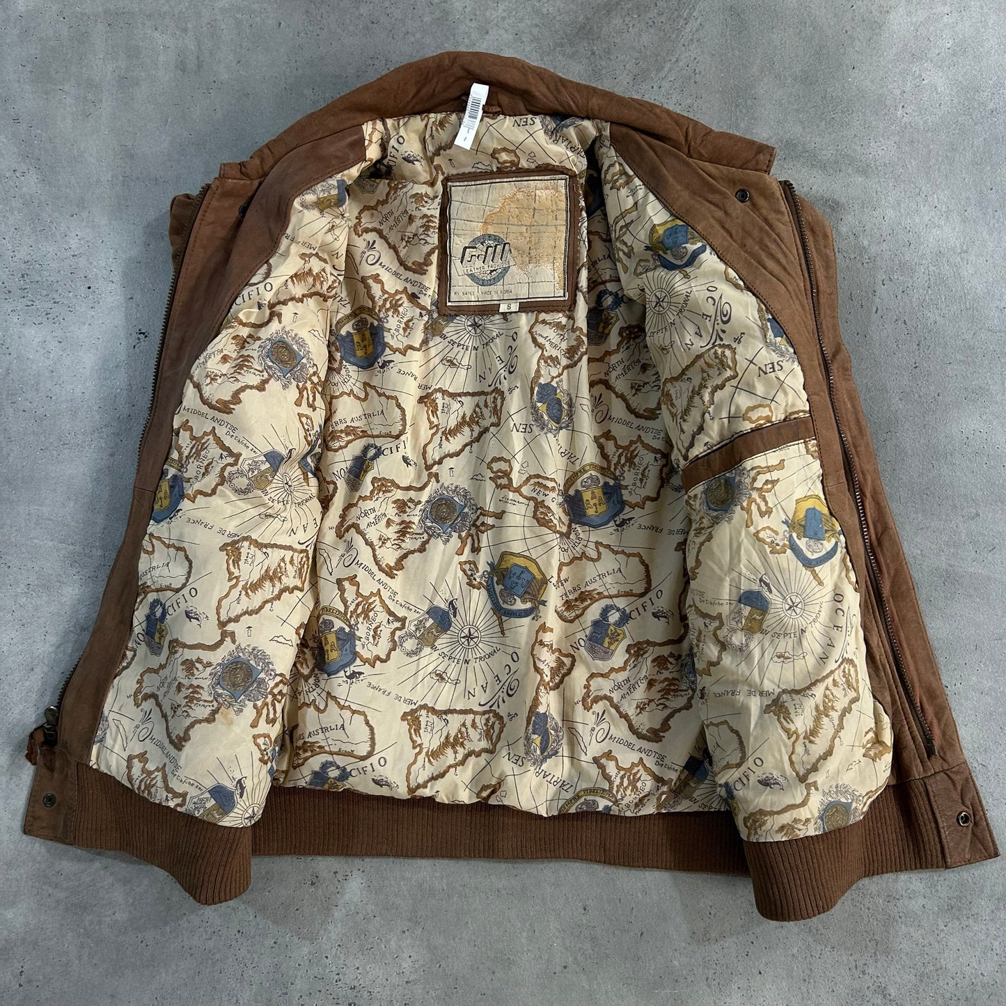 Vintage 70s-90s South Korea Retro Flight Leather Jackets