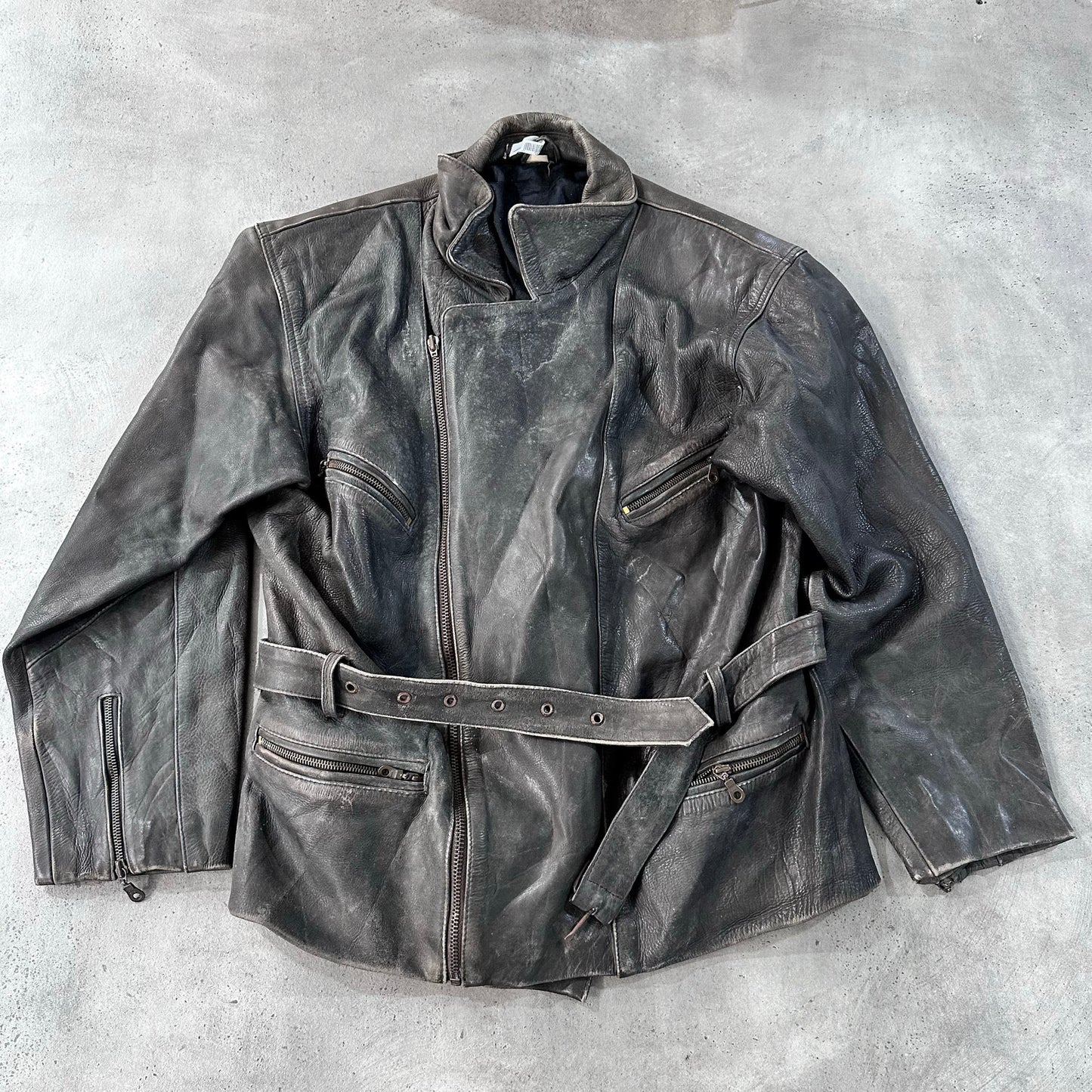 Vintage Retro Double Rider Leather Jackets