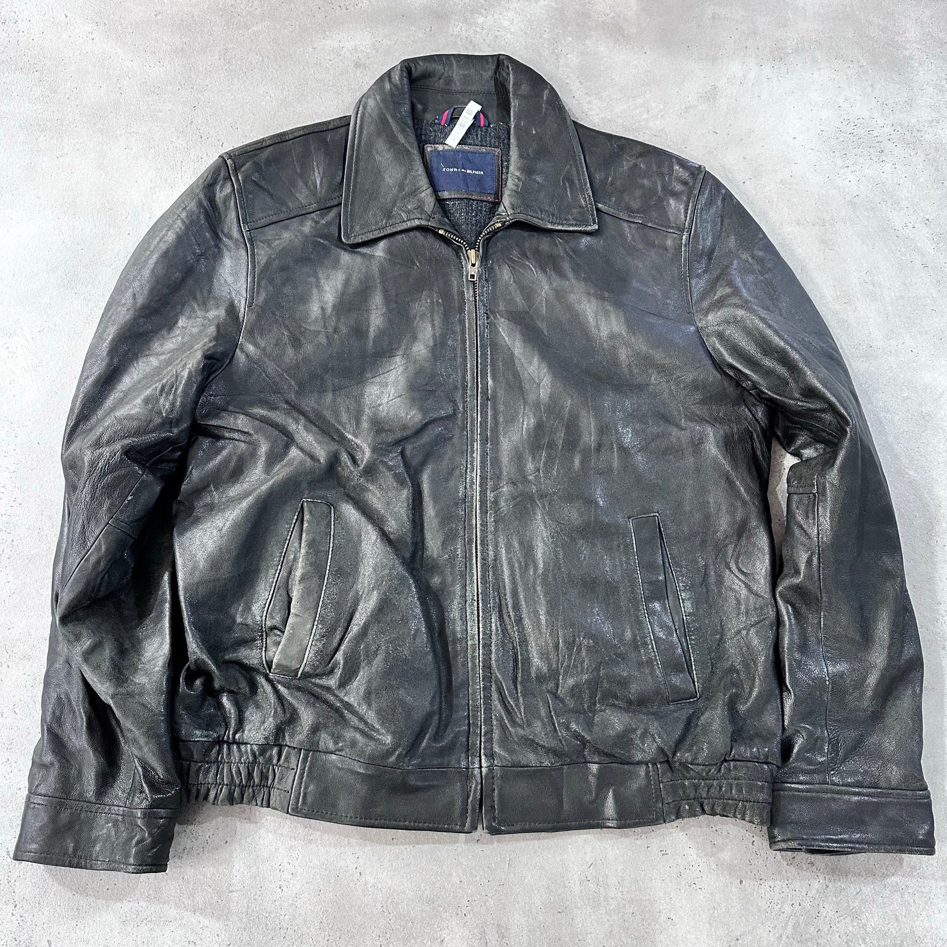 Vintage 70s-90s Tommy Hilfiger Retro Leather Jackets