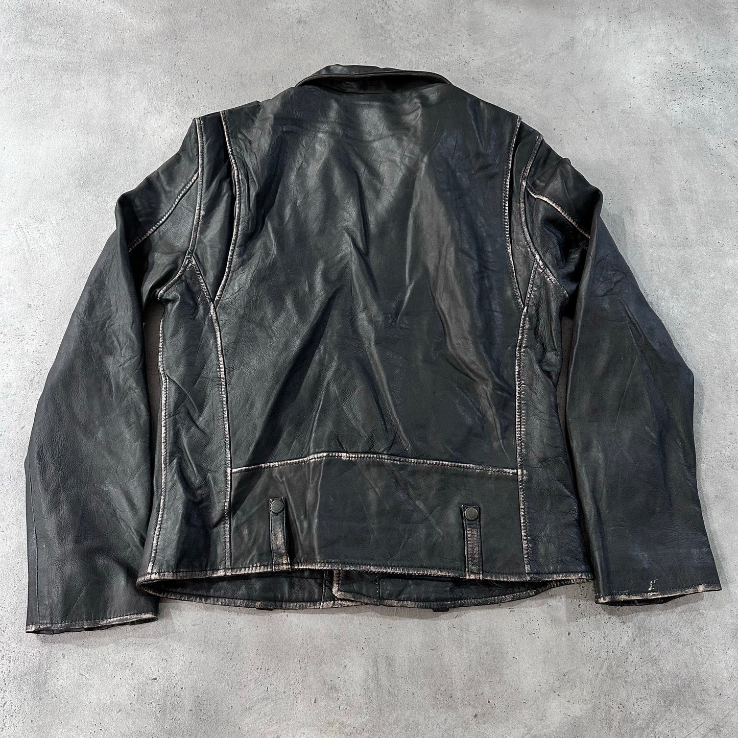 Vintage Retro Double Rider Leather Jackets