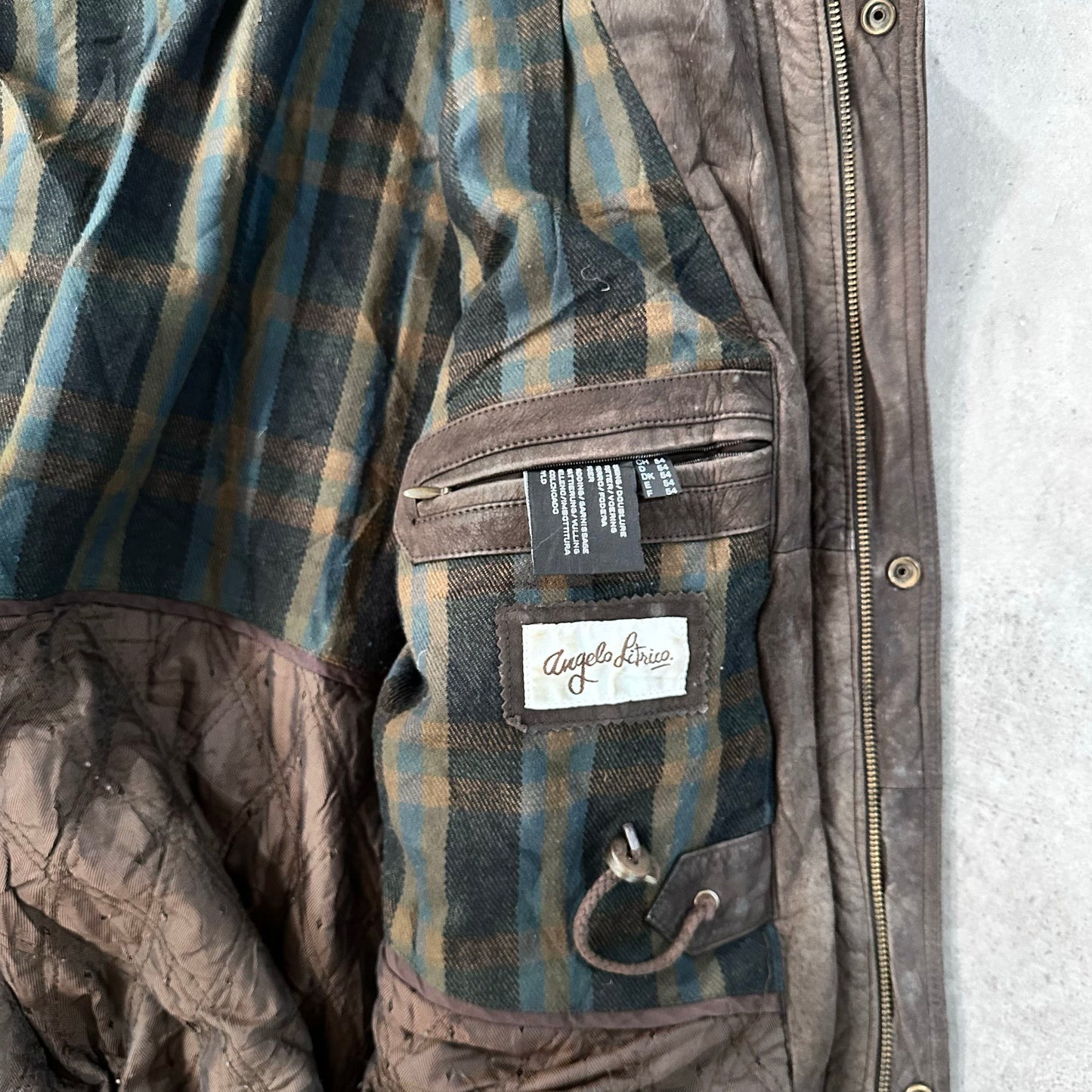 Vintage Retro Mid-Length Leather Jackets