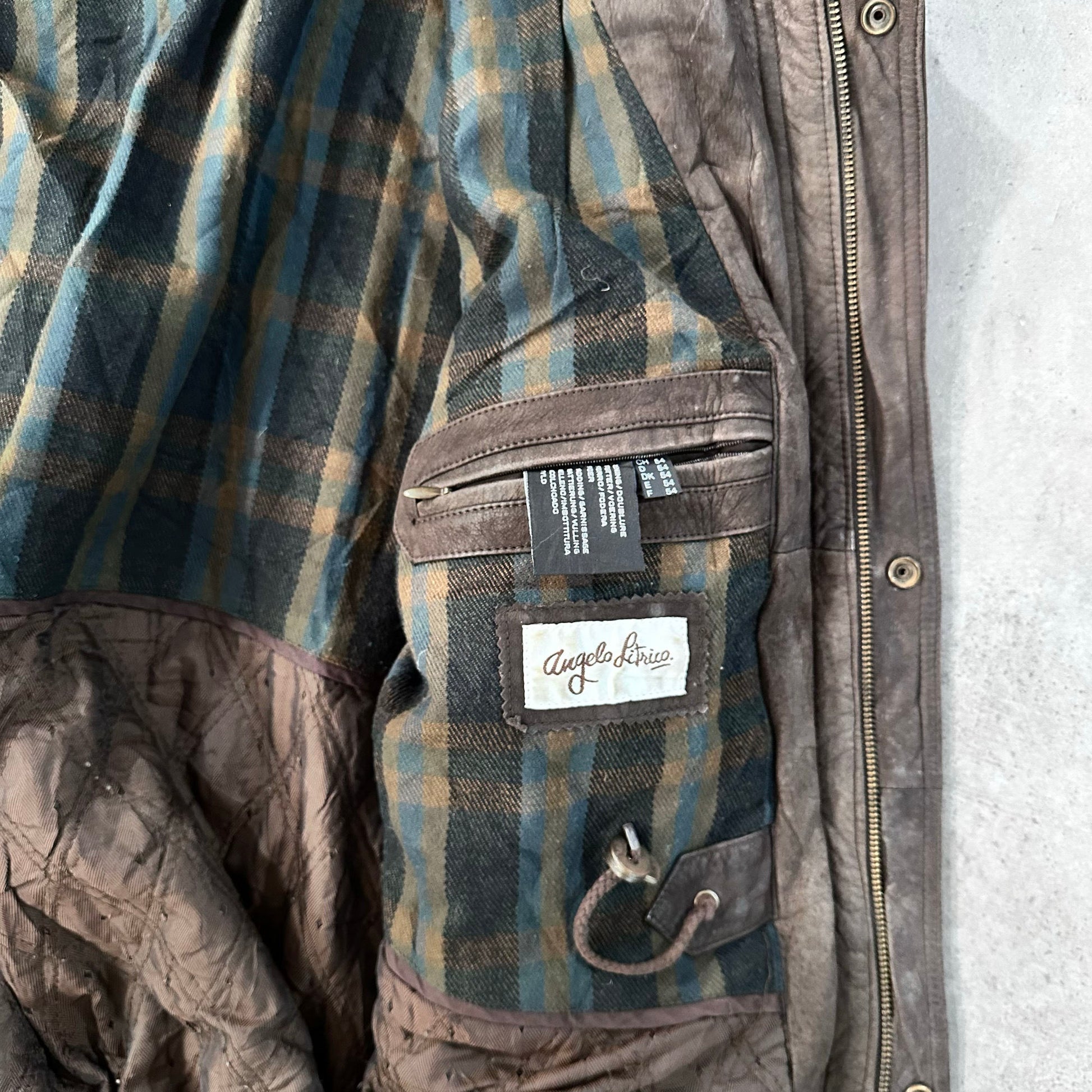 Vintage Retro Mid-Length Leather Jackets