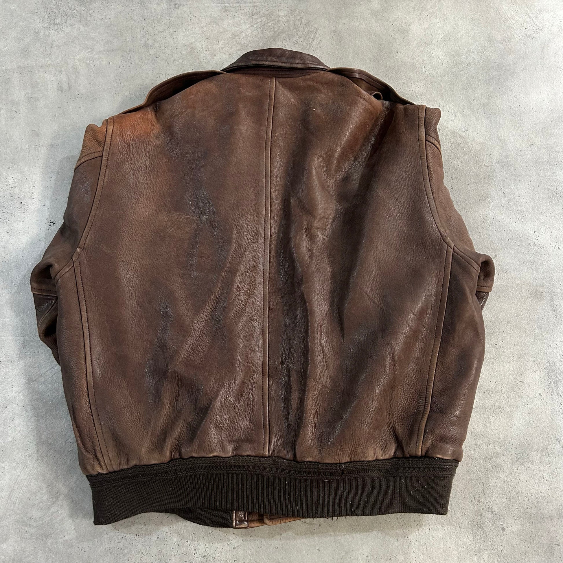 Vintage 70s-90s Italy Military Flight Leather Jackets