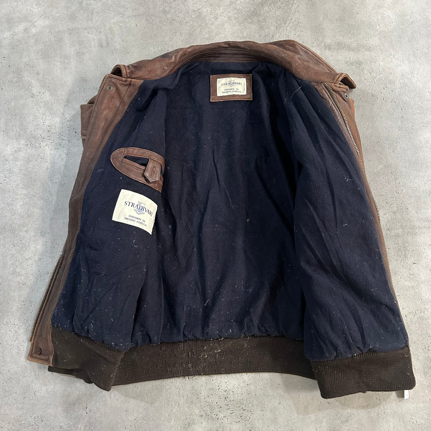 Vintage 70s-90s Italy Military Flight Leather Jackets