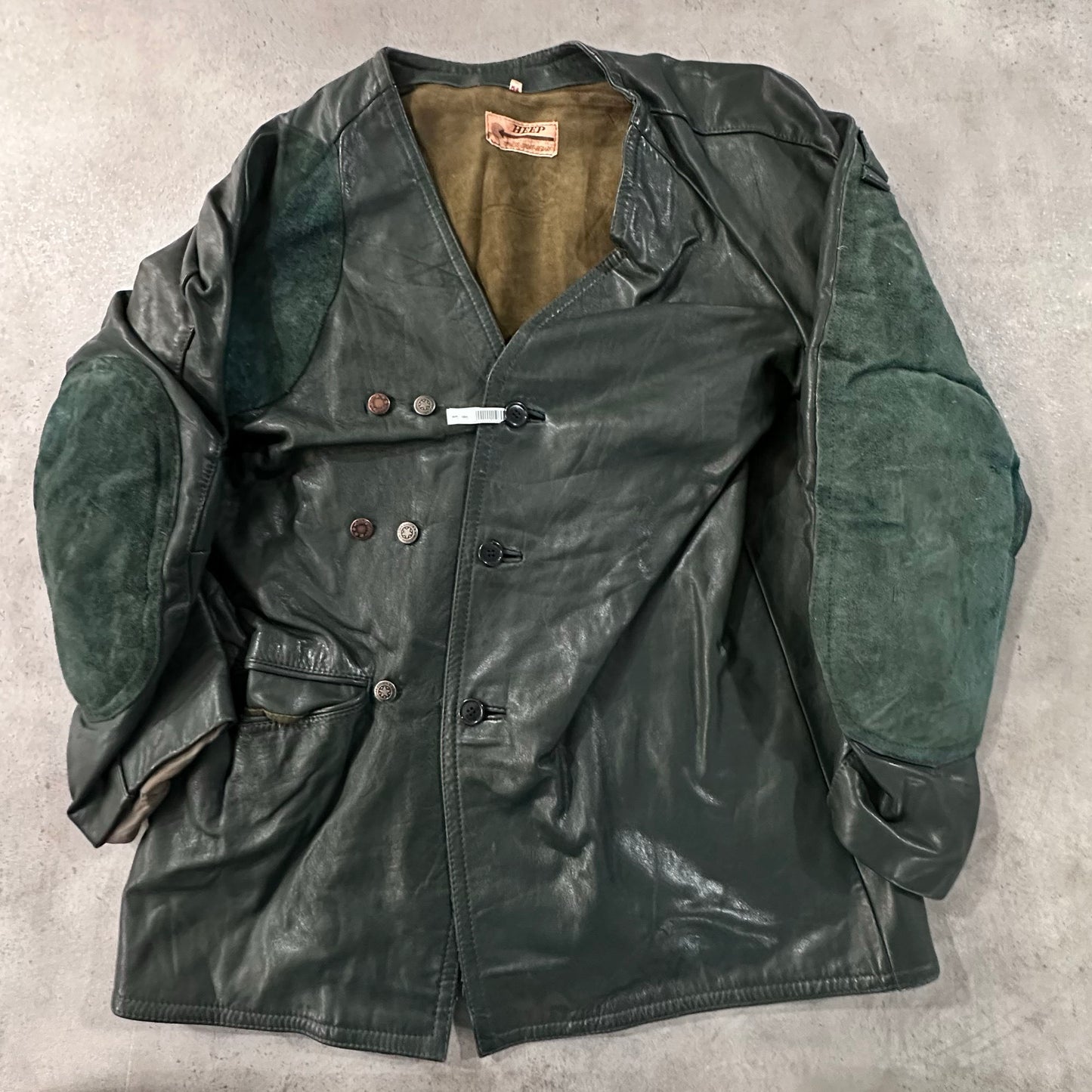 Vintage Retro Mid-Length Leather Jackets