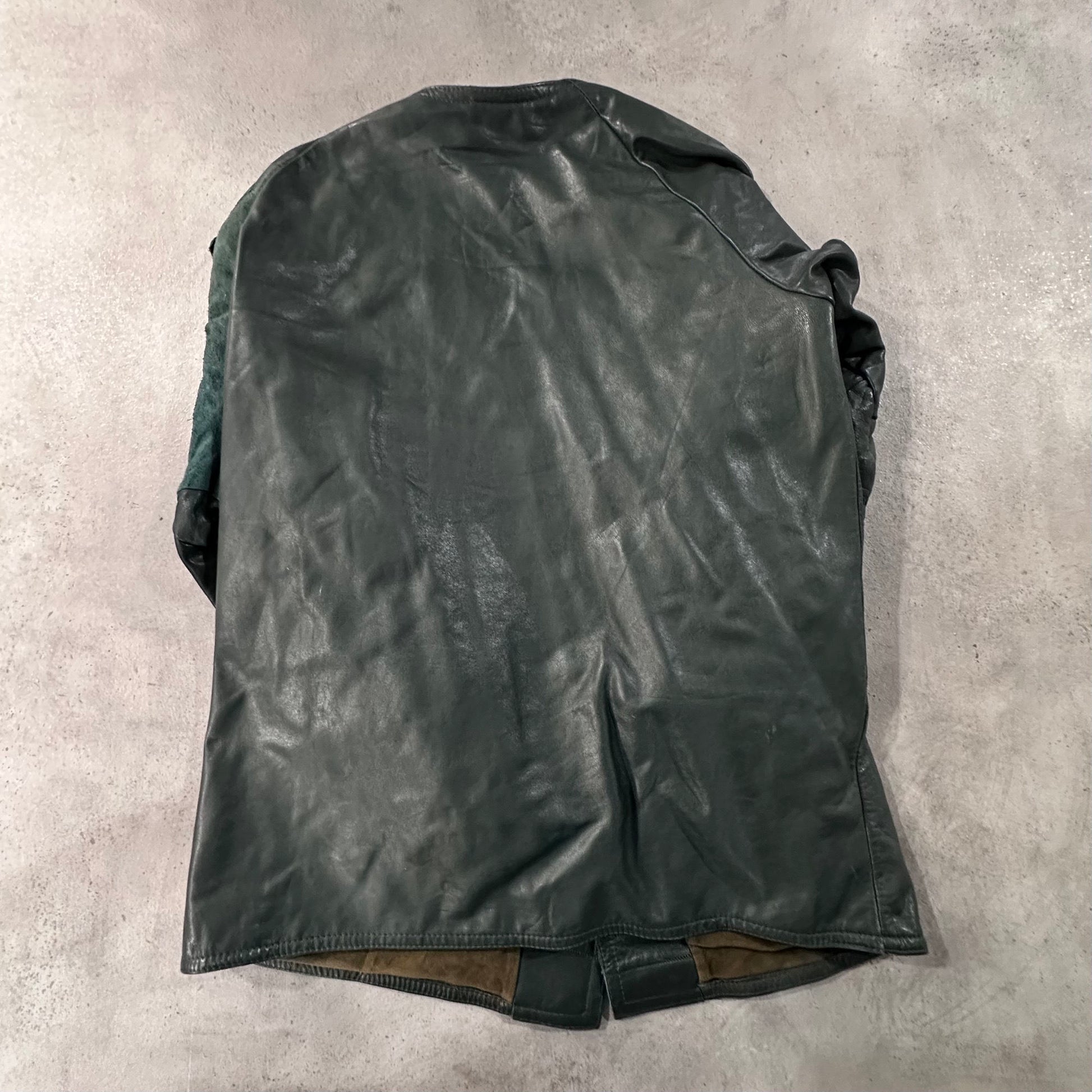 Vintage Retro Mid-Length Leather Jackets