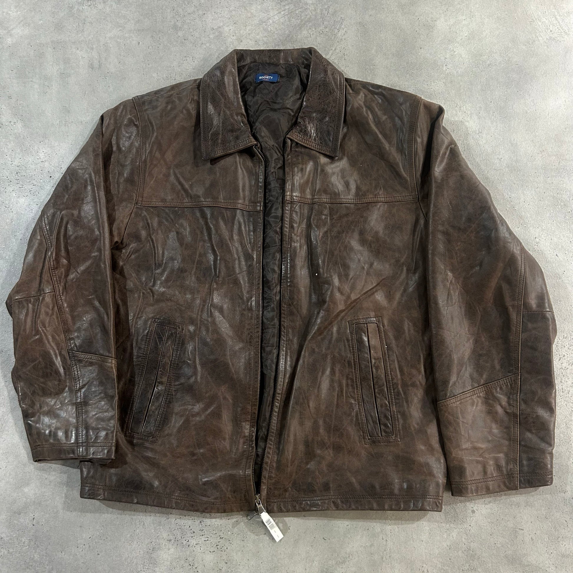 Vintage Italy Retro Leather Jackets