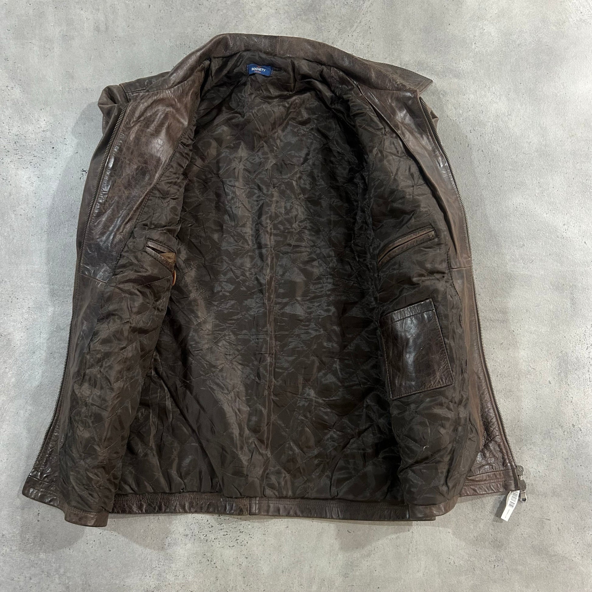 Vintage Italy Retro Leather Jackets