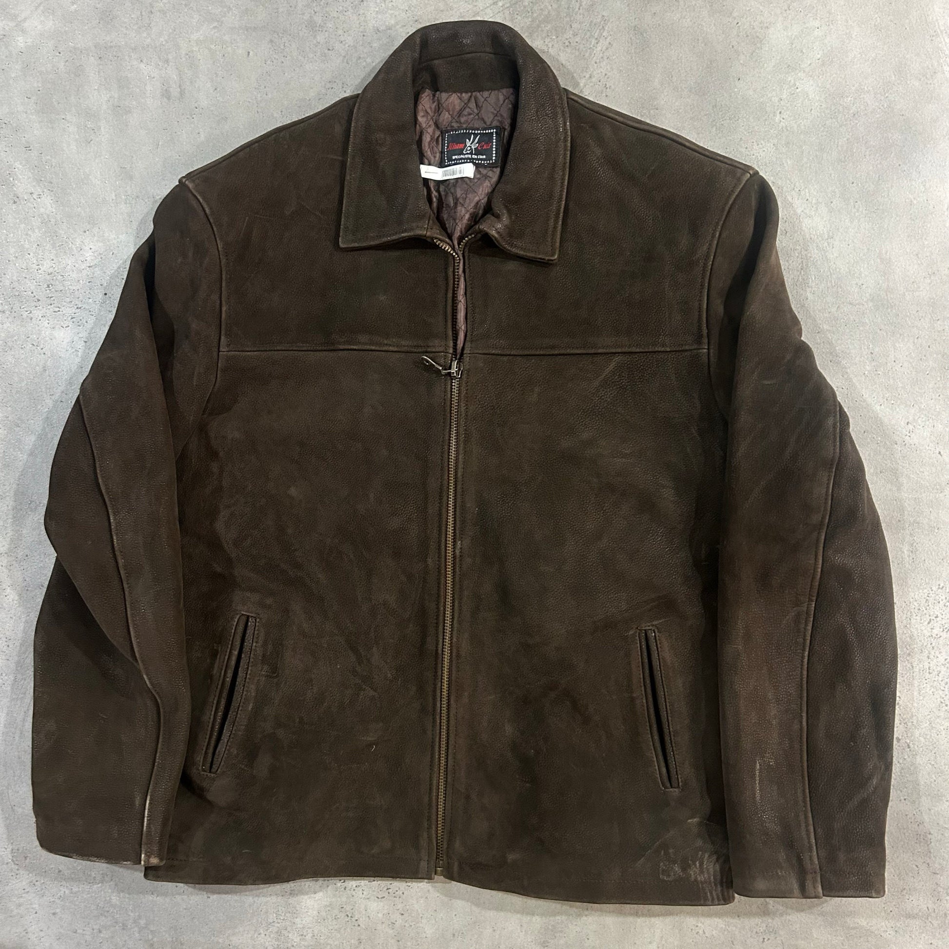 Vintage Retro Mid-Length Leather Jackets