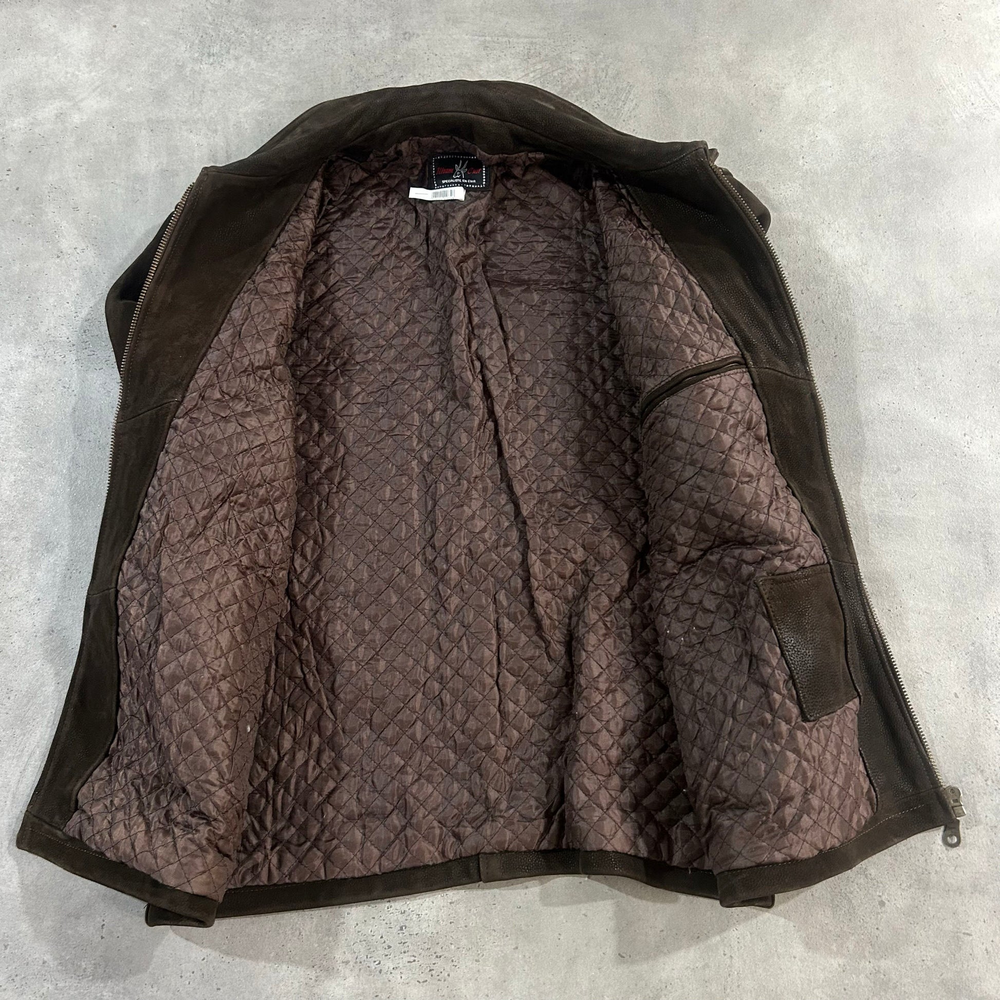 Vintage Retro Mid-Length Leather Jackets