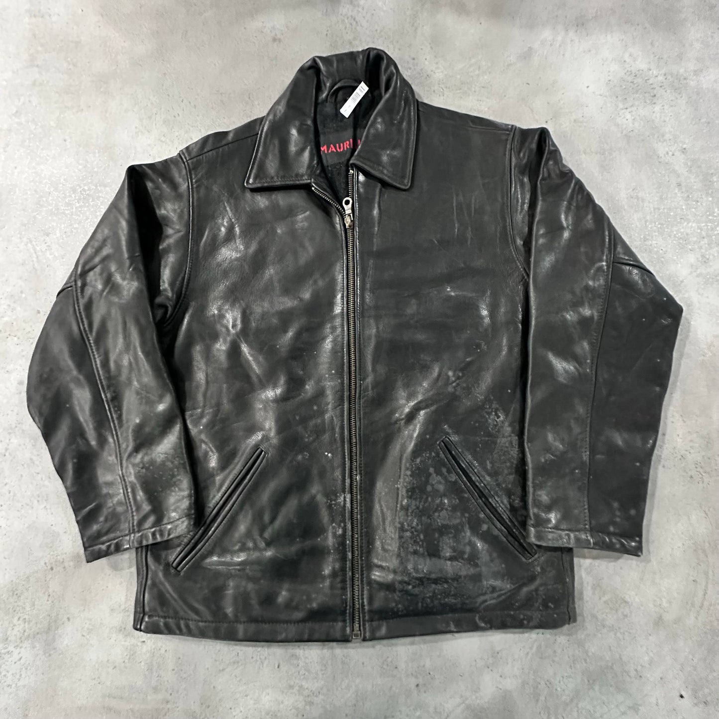 Vintage Retro Mid-Length Leather Jackets