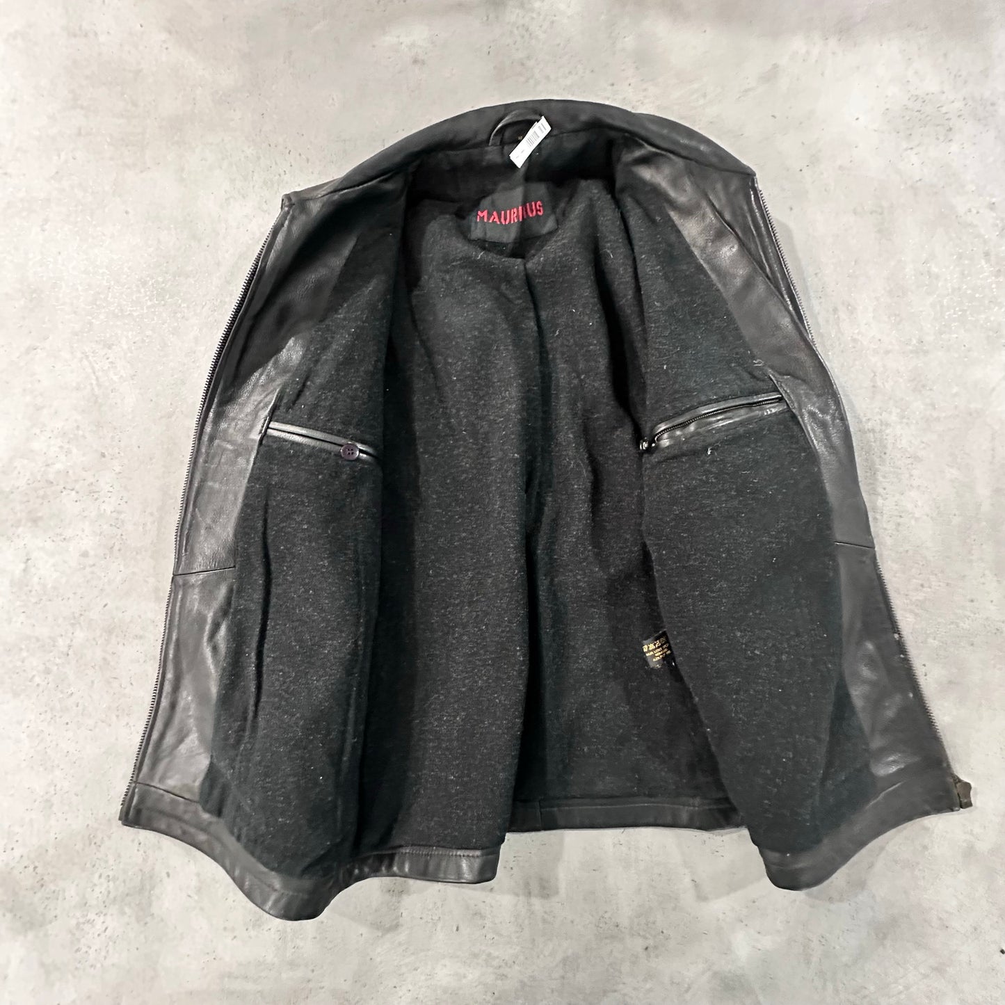 Vintage Retro Mid-Length Leather Jackets
