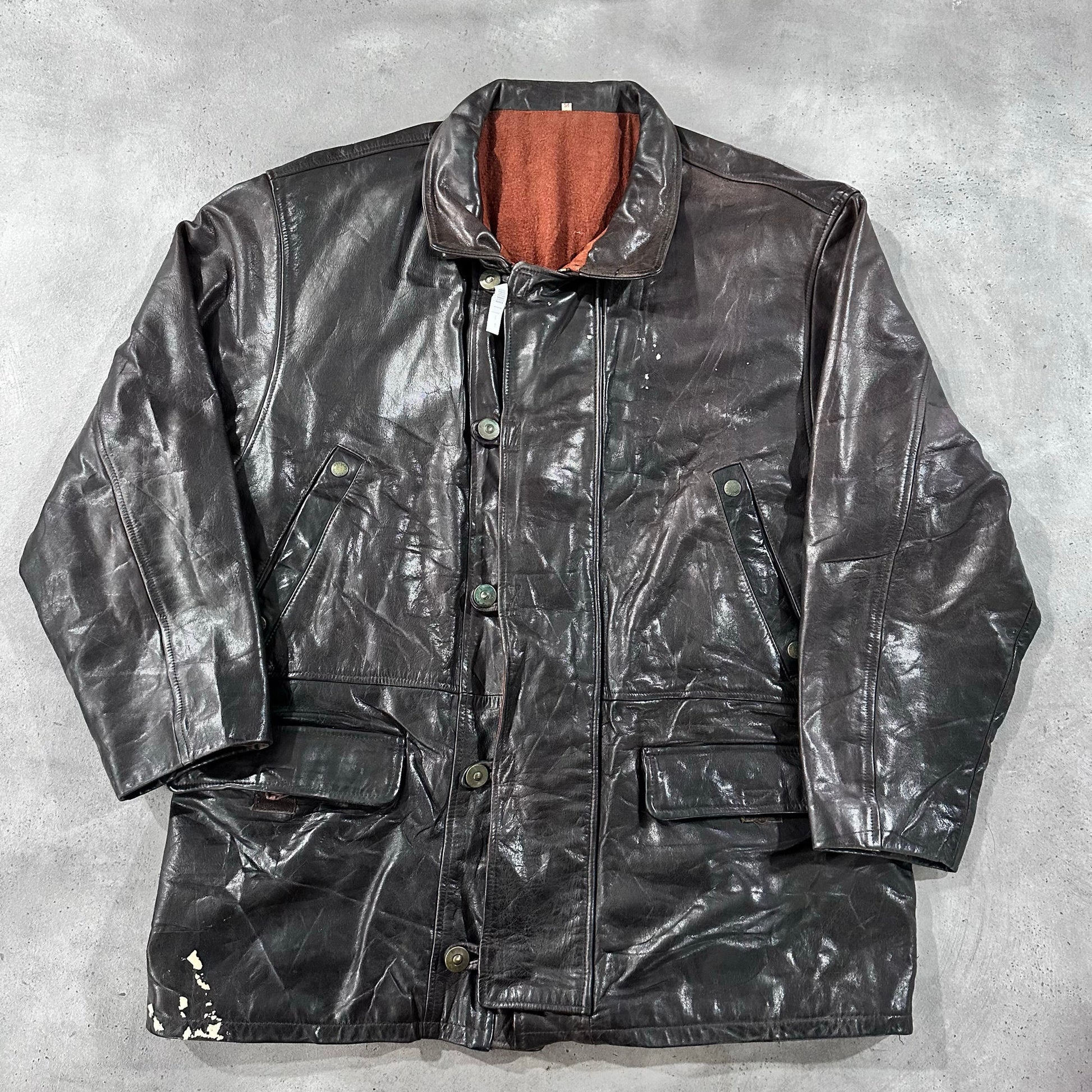 Vintage 70s-90s Retro Mid-Length Leather Jackets