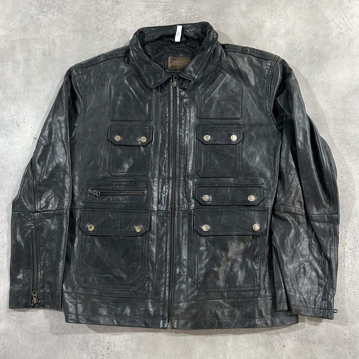 Vintage Mid-Length Leather Jackets