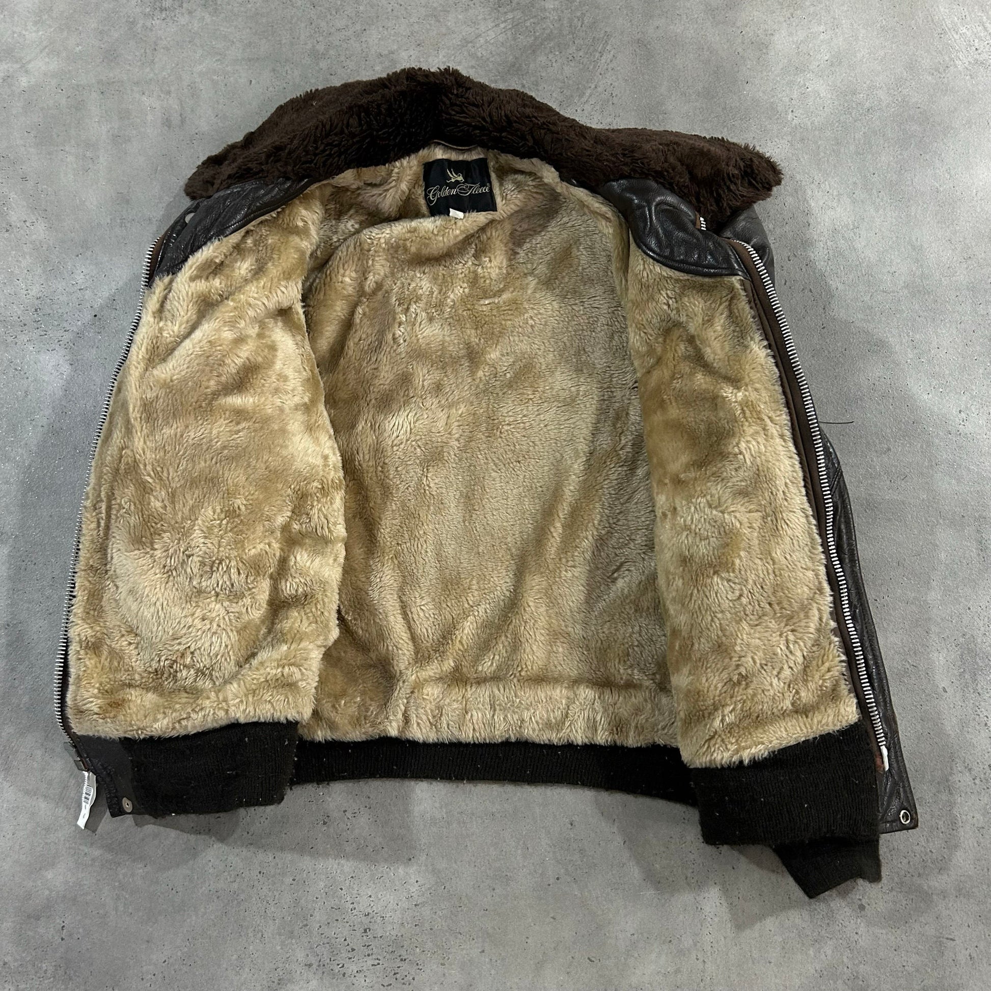 Vintage 70s-90s USA Golden Bear Military Flight Leather Jackets