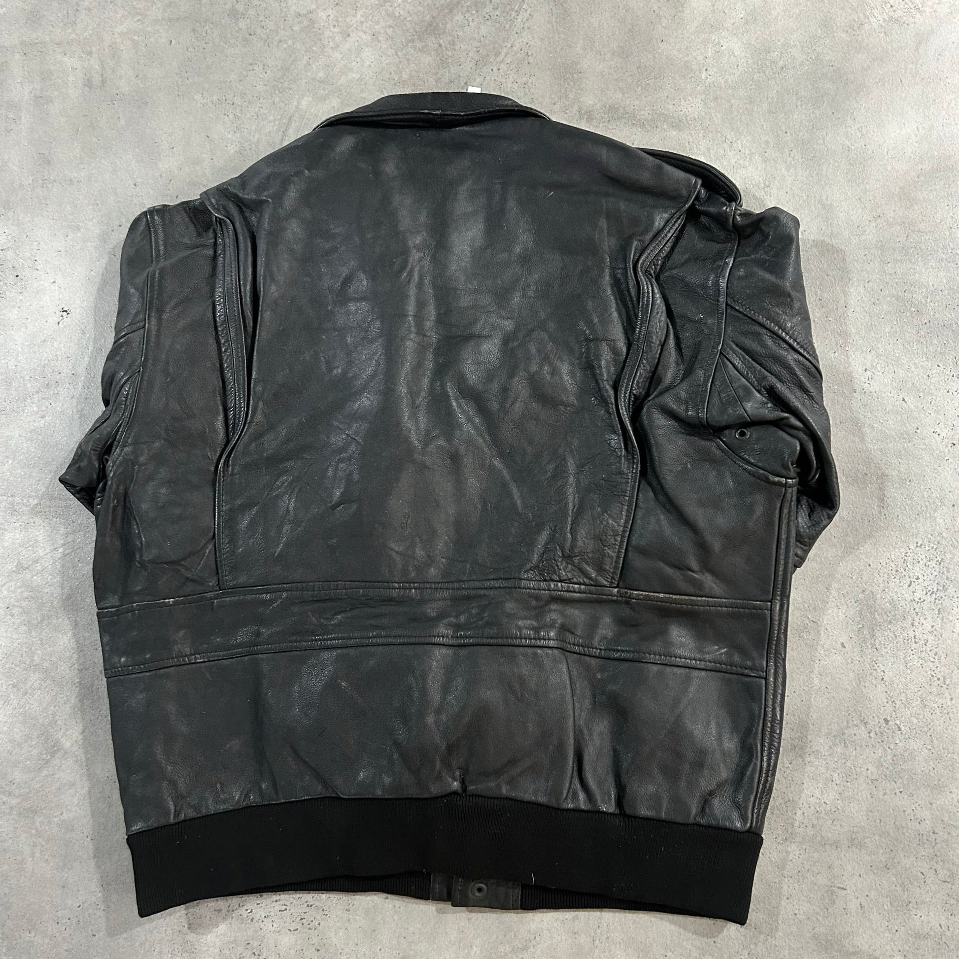 Vintage 70s-90s France Military Flight Leather Jackets