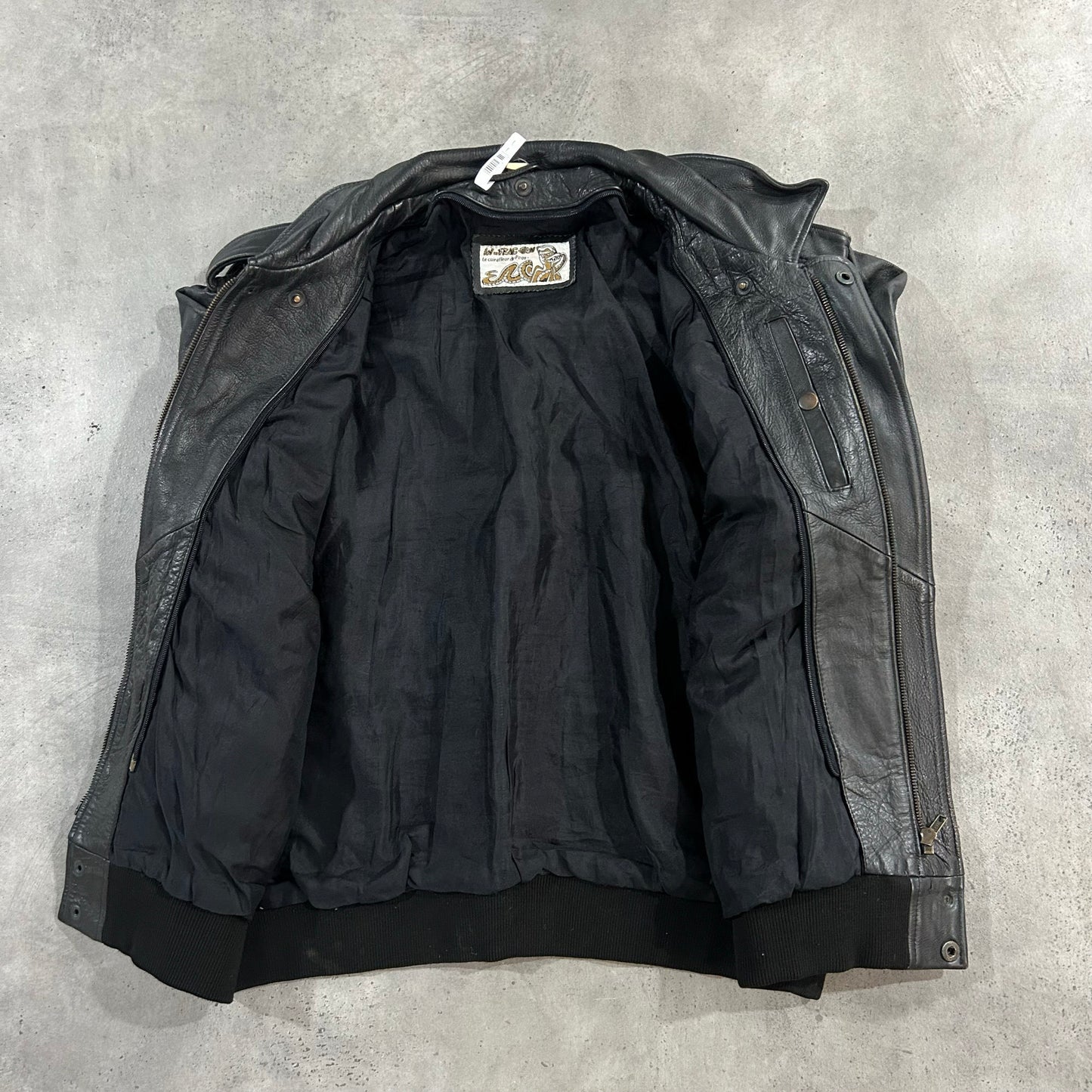 Vintage 70s-90s France Military Flight Leather Jackets
